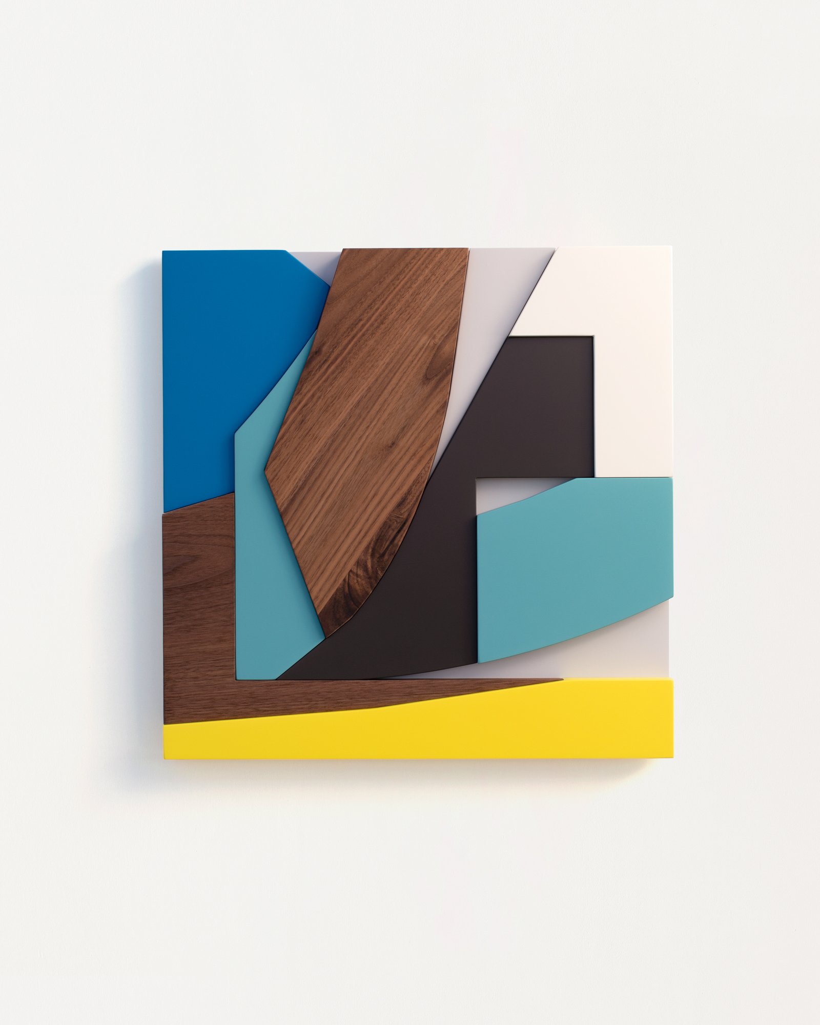 CE-028 , 2020
Nitro-acrylic spray paint, MDF, plywood, American walnut, screws
20 x 20 x 1.25 inches