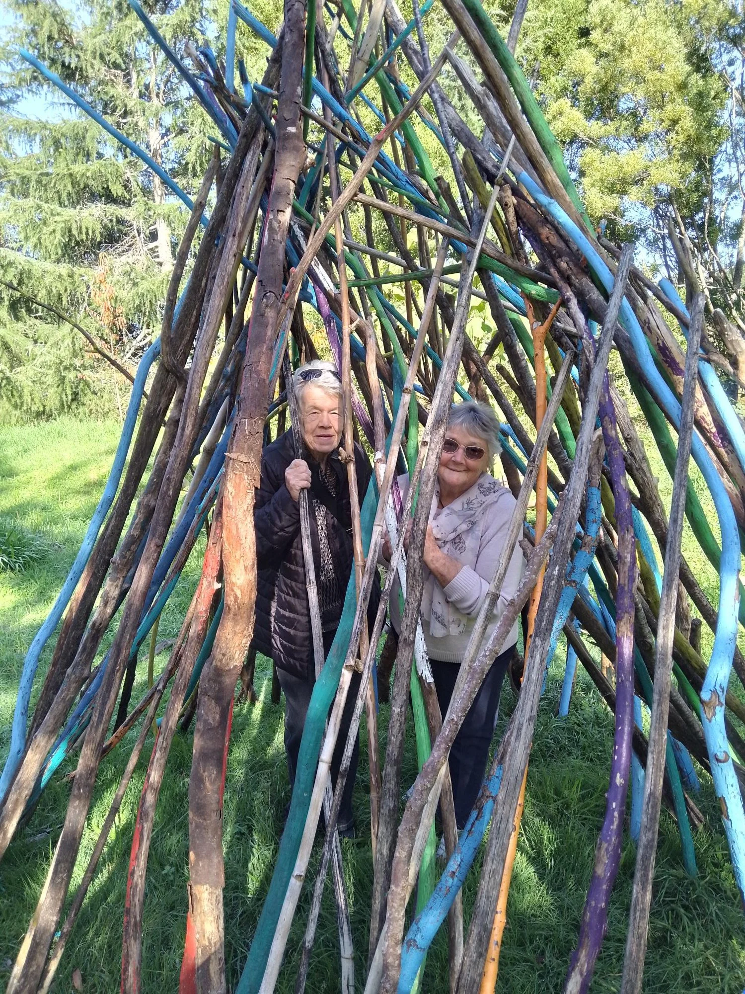 Fun in the teepees.jpg