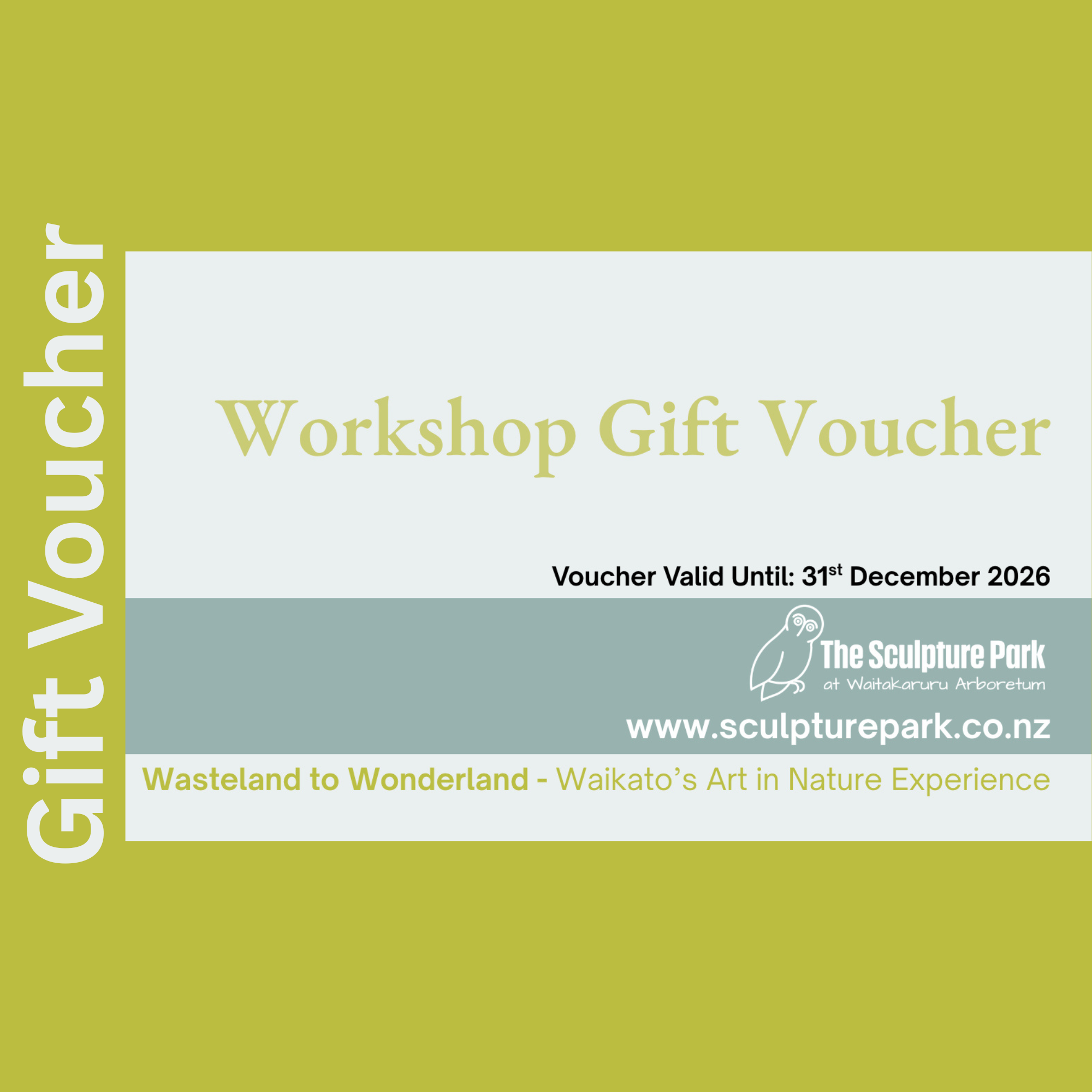 Workshop Gift Voucher
