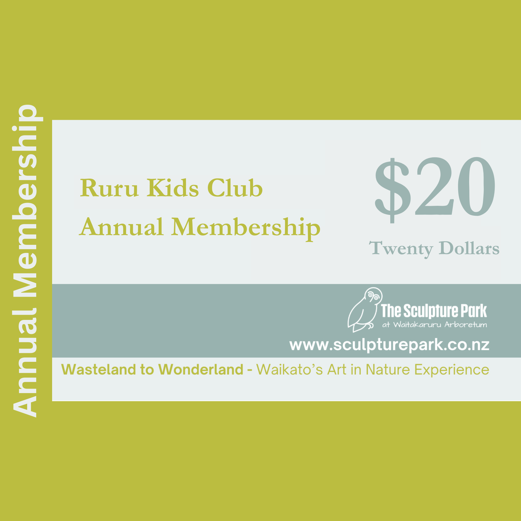 Ruru Kids Club Annual Membership