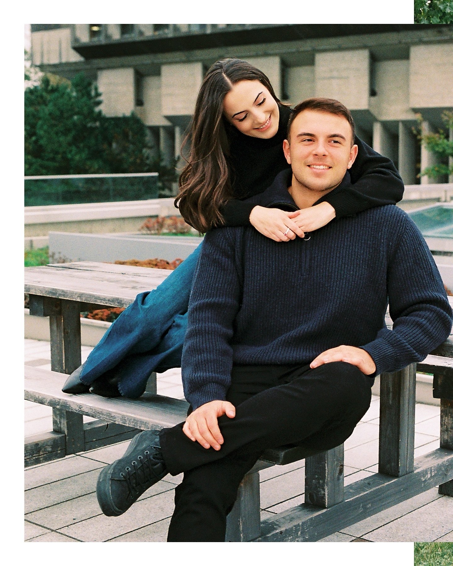 Adam &amp; Alyssa, captured on Portra 800 film 🎞️⁠ ⁠ 

There&rsquo;s something so nostalgic and special about film photography that digital just can&rsquo;t replicate. I&rsquo;m excited to offer sessions that incorporate both digital and film to giv