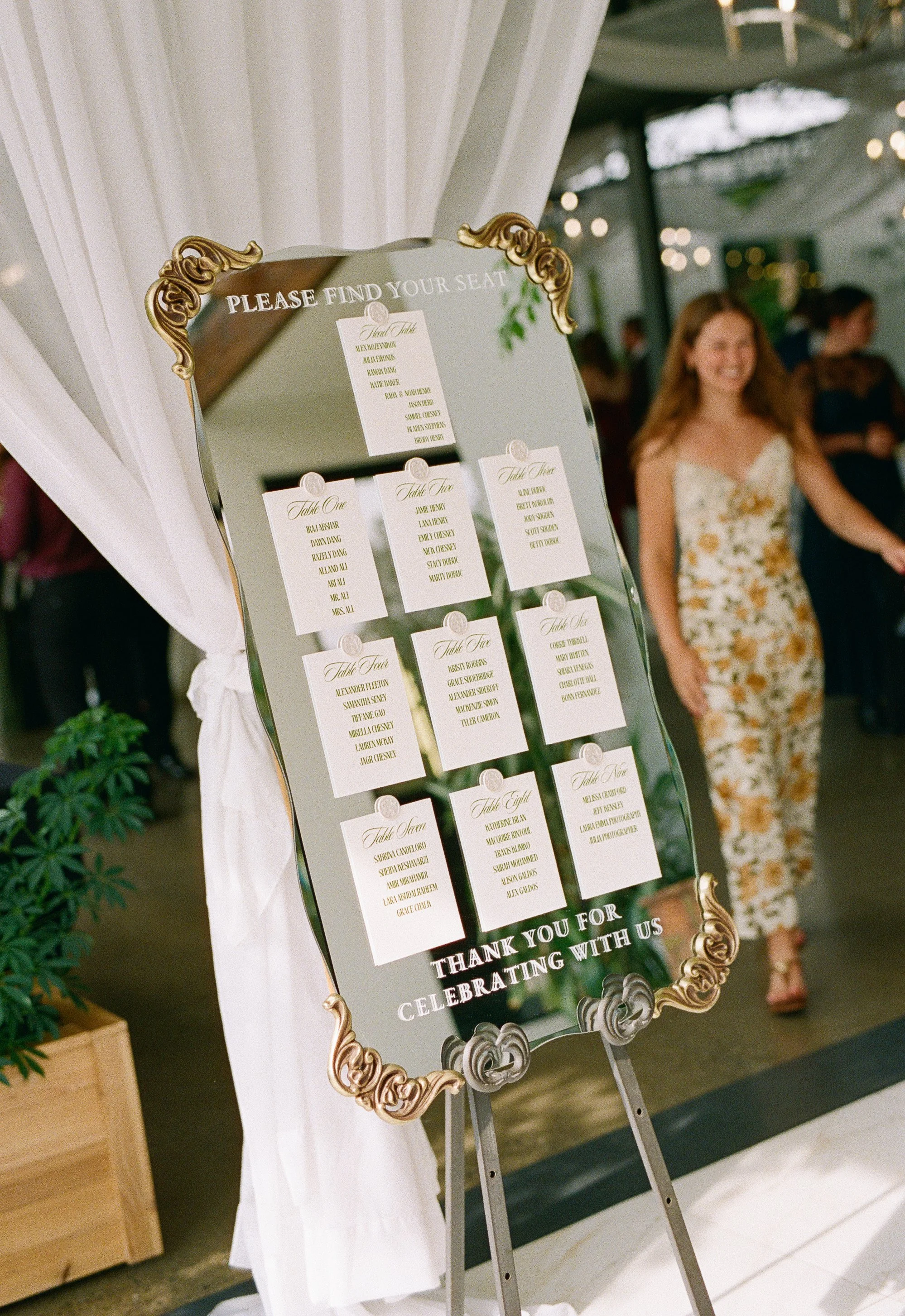 Refined indoor wedding reception scene featuring curated table decor, florals, and elegant details at a Fraser Valley countryside venue.
