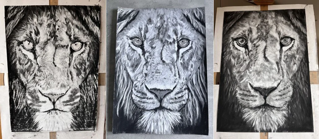 T J Allen Art - lion artwork