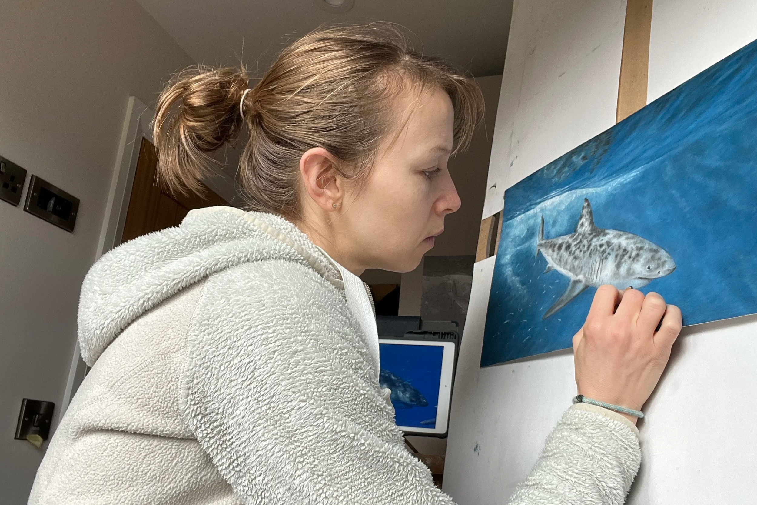 T J Allen Art - artwork process