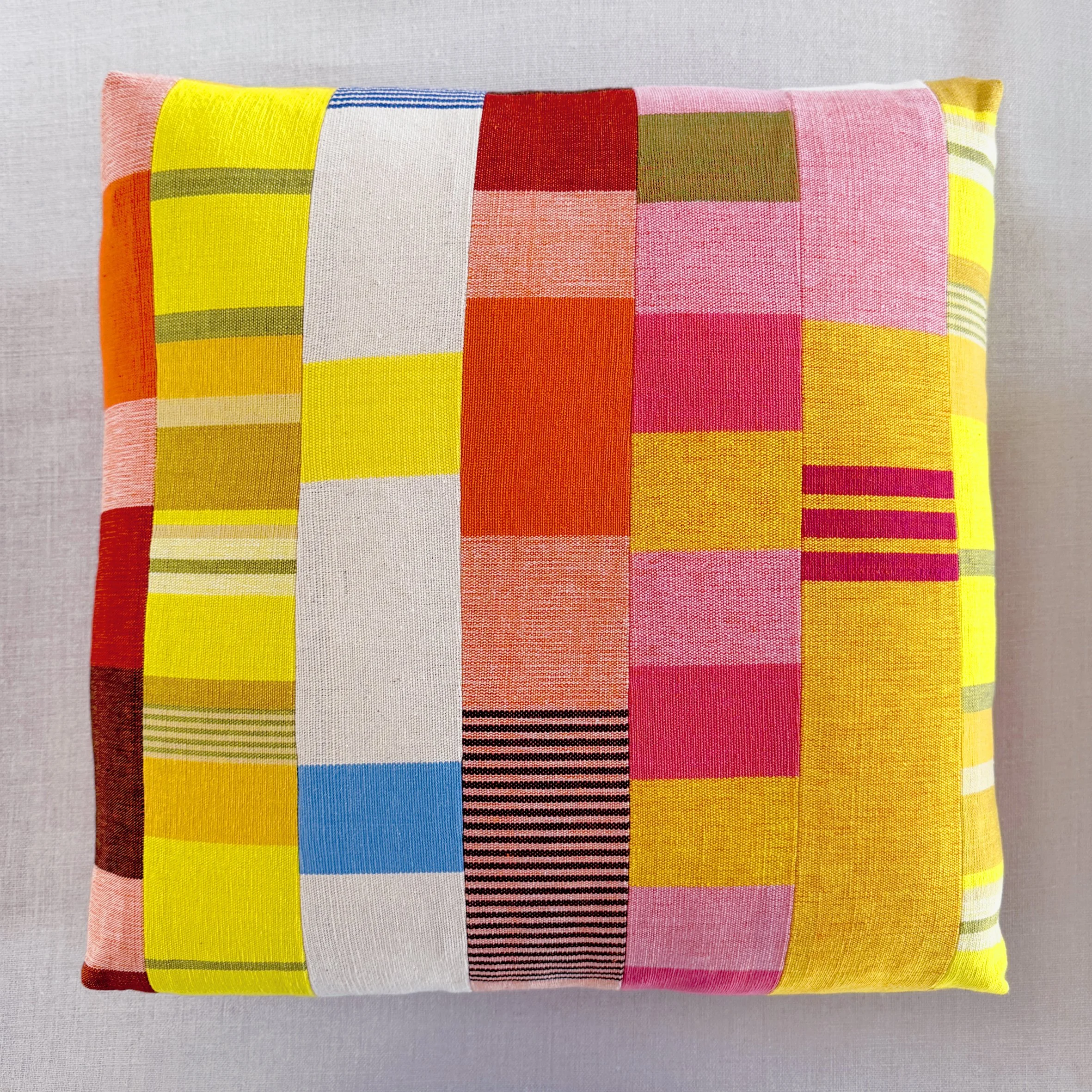 Patchwork Stripe Cushion -  #2