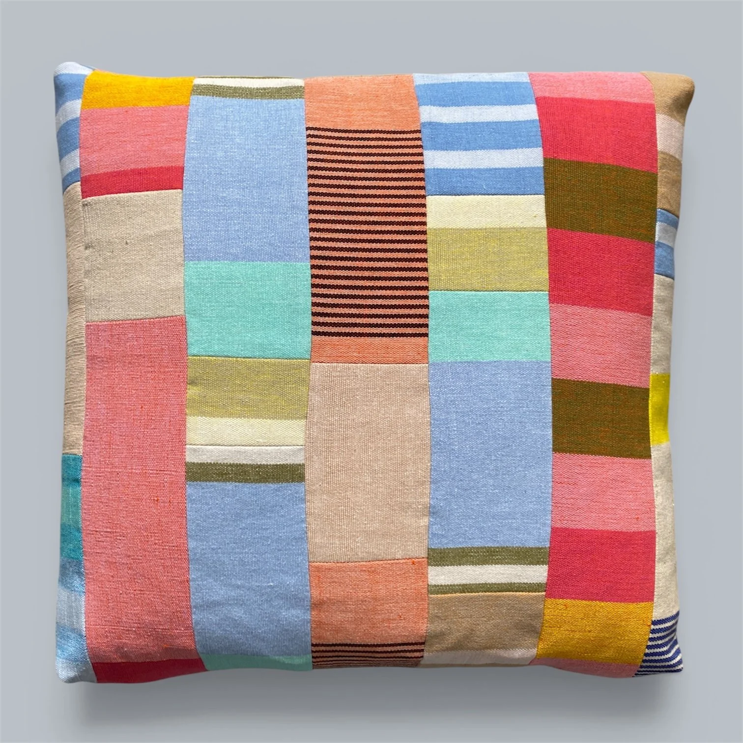 Modernist cushion - Candy Stripe