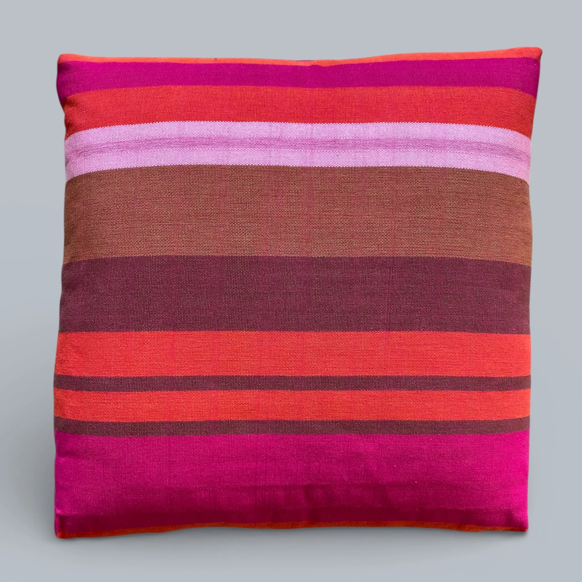 Alizarin   Cushion - Handwoven, Handmade