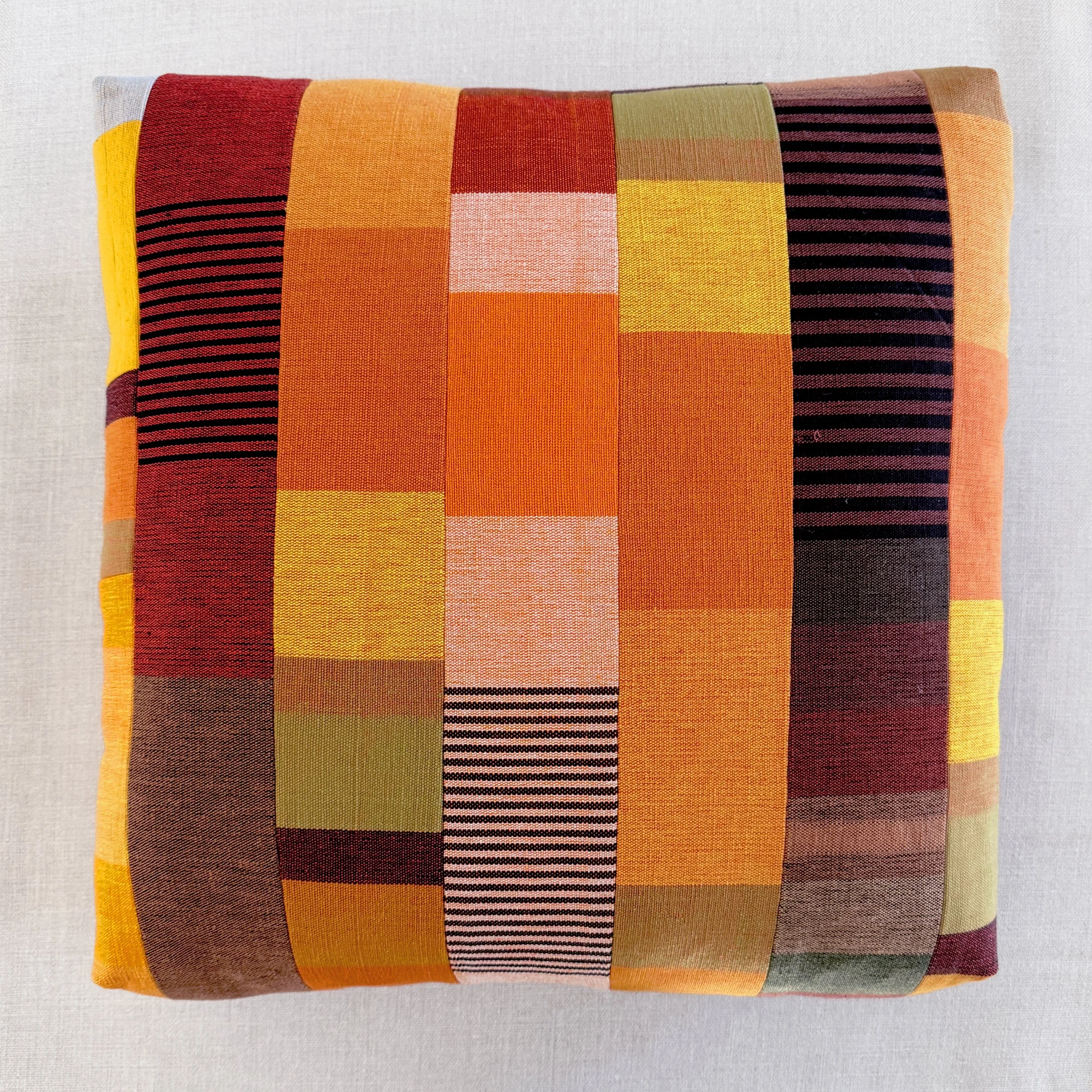 Patchwork Stripe Cushion -  #6