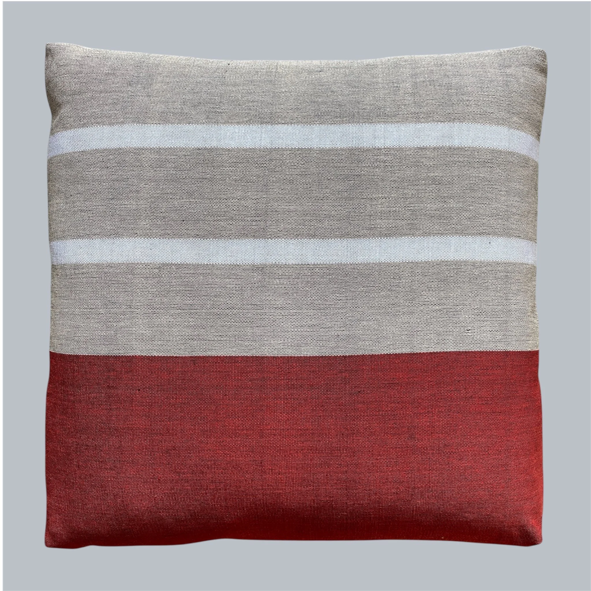 Bricks and Mortar Cushion - Handwoven, Handmade