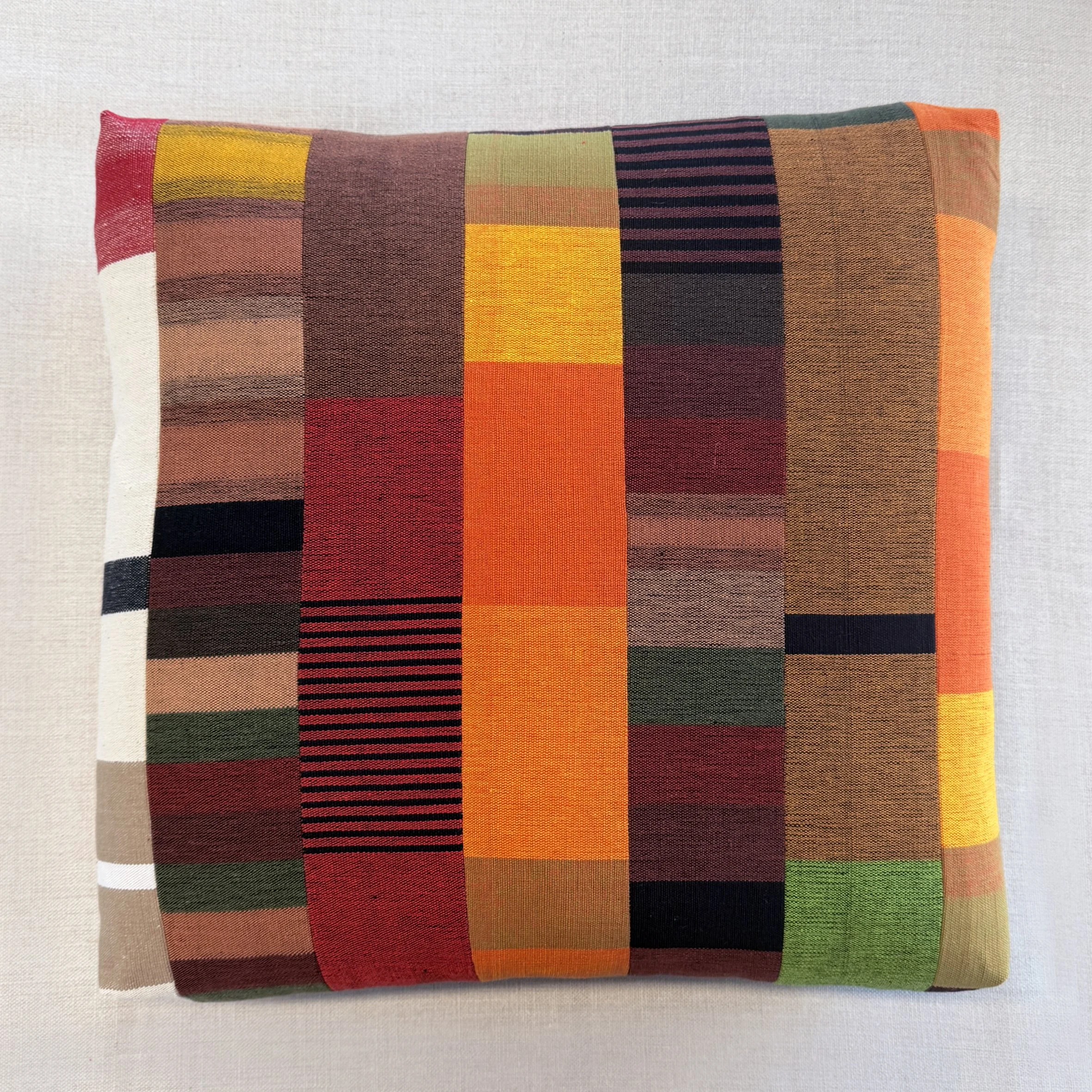 Patchwork Stripe Cushion -  #5
