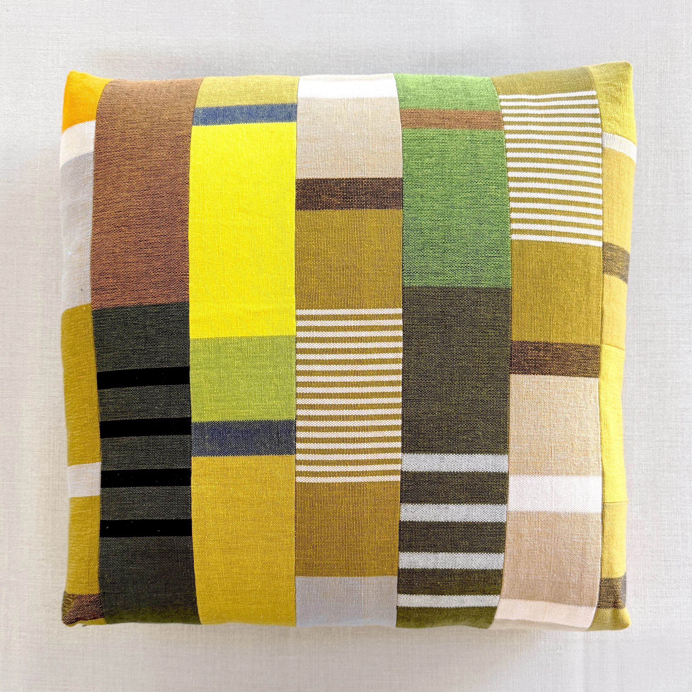 Patchwork Stripe Cushion -  #8
