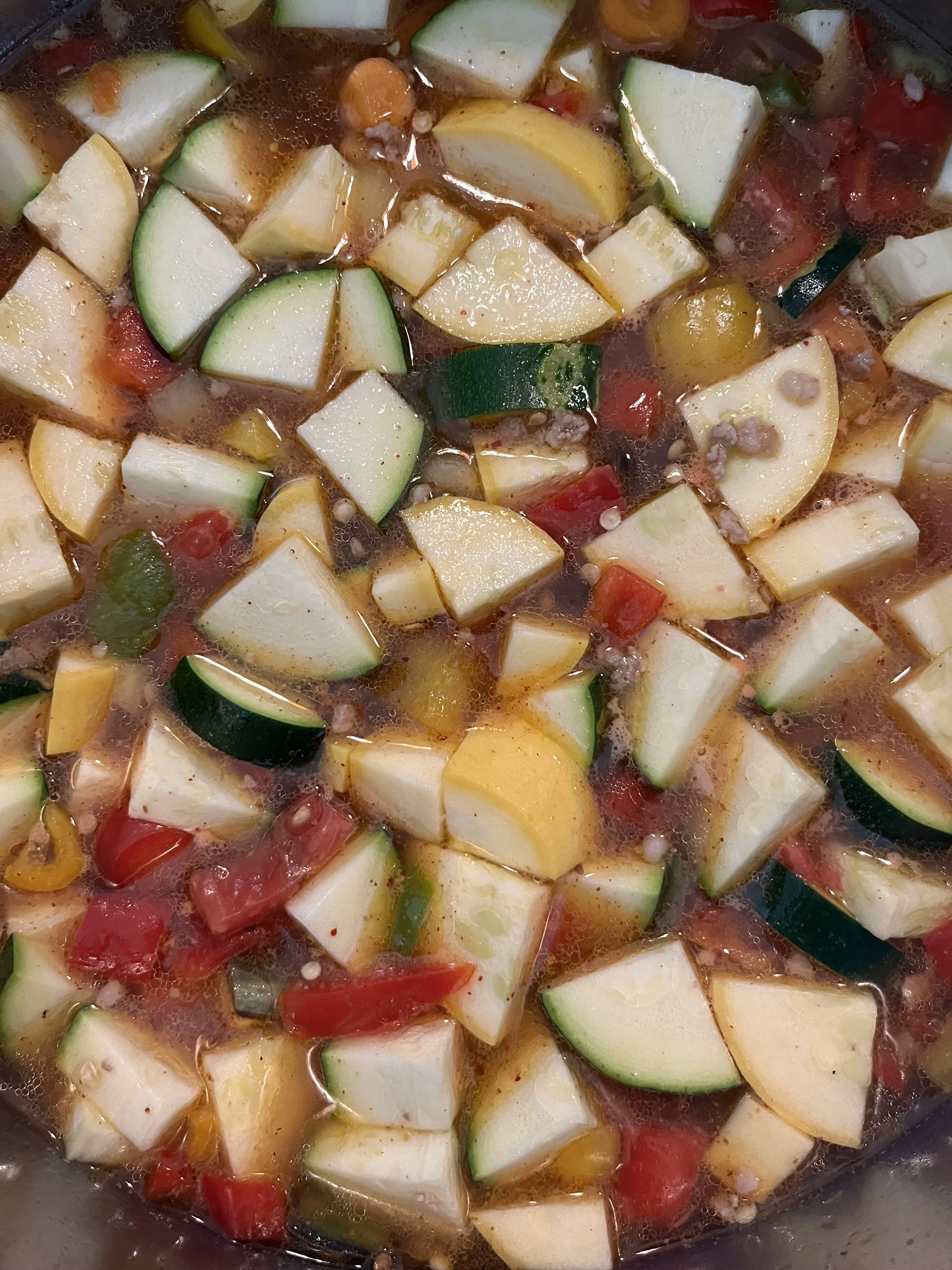 Rainbow Chipotle Pork Soup