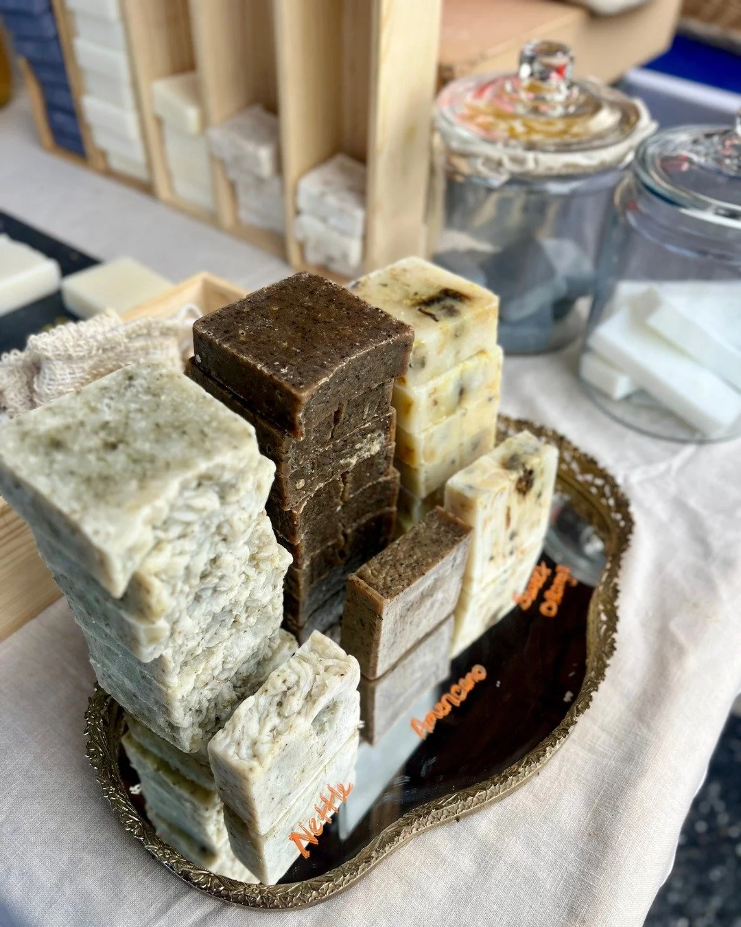 Handmade soaps, pastured meats, cute doggo swag, shishito peppers, native plants, maple pecan chocolate, and so much more available at the Saturday Market, 8am - 1pm! See you there :)

#Lovevamarkets #farmersmarket #farmersmarkets #farmersmarketfinds