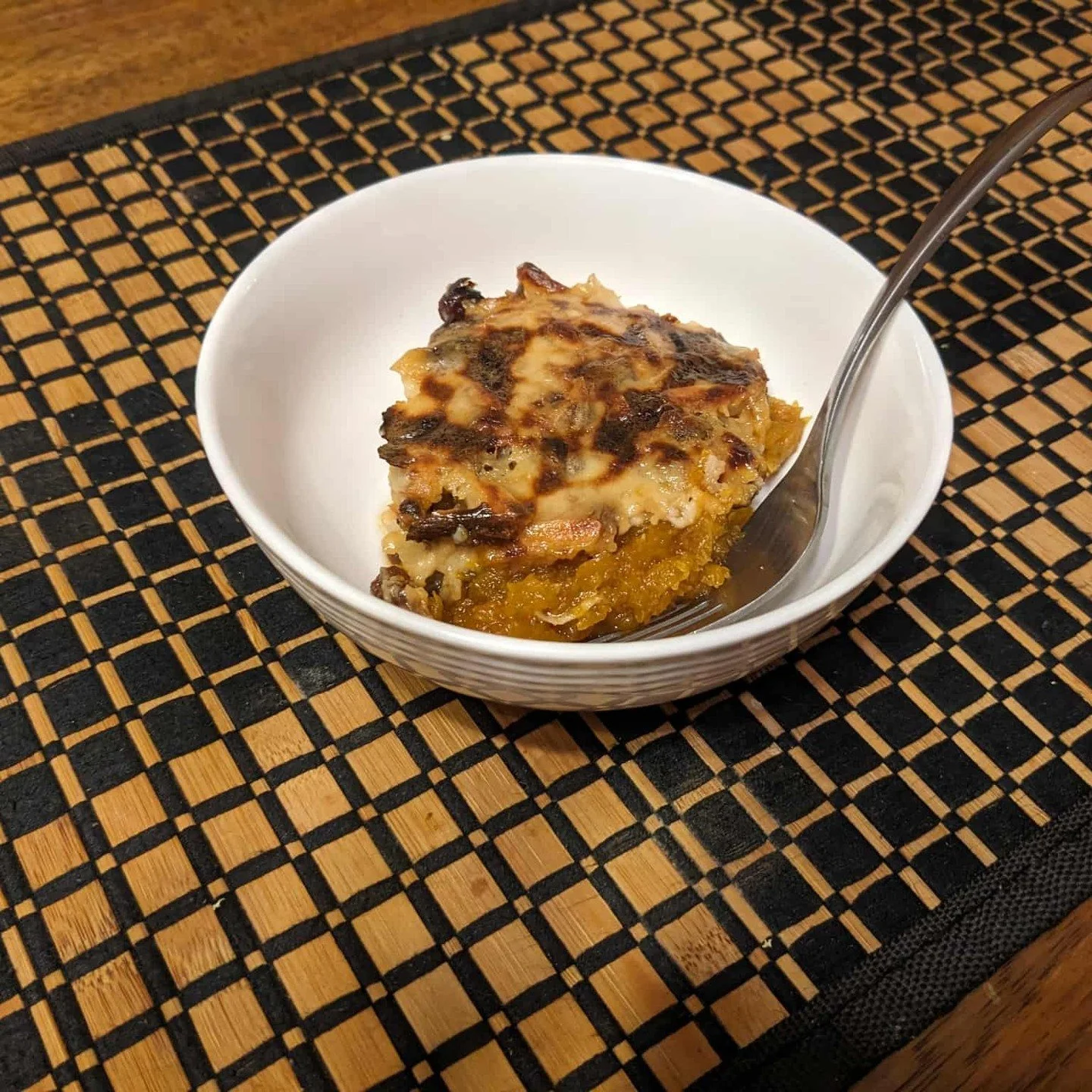 Recipe of the Week! Looking for something a little different for Thanksgiving? Kar Assaly is a classic Egyptian dessert of spiced winter squash, topped with nuts, raisins, and coconut, and then covered with a bechamel sauce. While it&rsquo;s called &