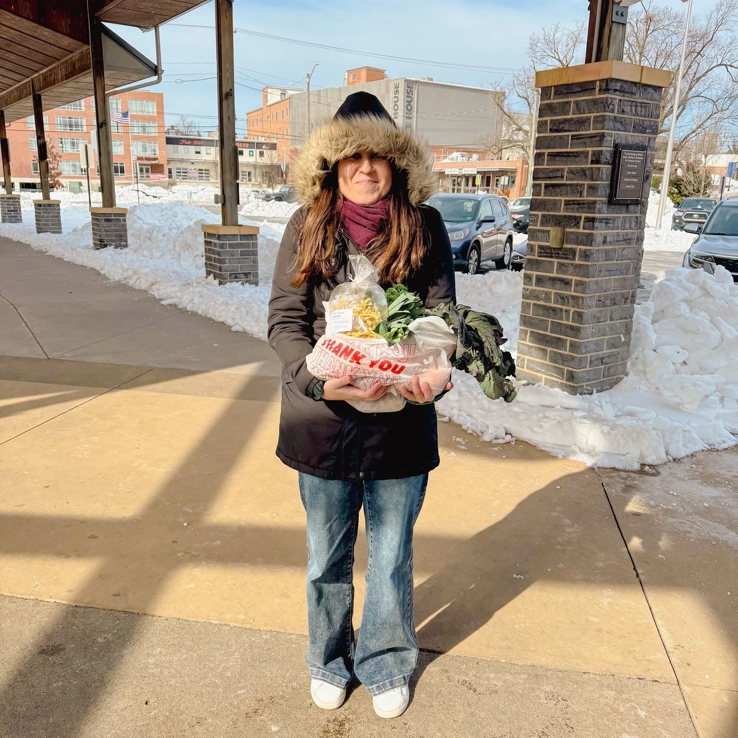 Congratulations to our Soupstakes Giveaway Winner @marigilly !! Check out this bountiful basket of soup goodies. Thank you again to everyone who participated in our Soup-er Bowl! #lovevamarkets #farmersmarket #harrisonburgva #shoplocal #freshproduce