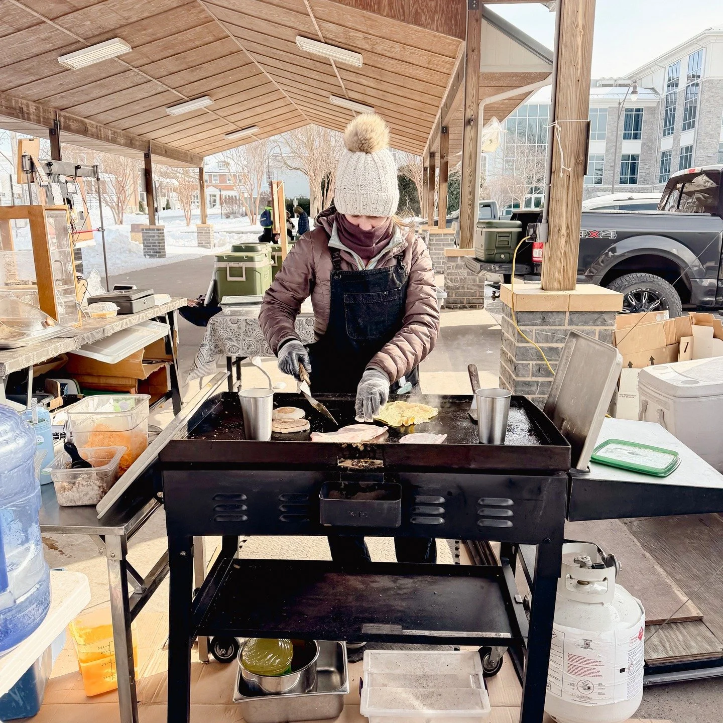 Shoutout to our amazing vendors, volunteers and customers for braving the cold temperatures at the Market these past few weeks. We&rsquo;ve been freezing out there but smiling faces, snow people and local goodies make it a little warmer. Everyone cro