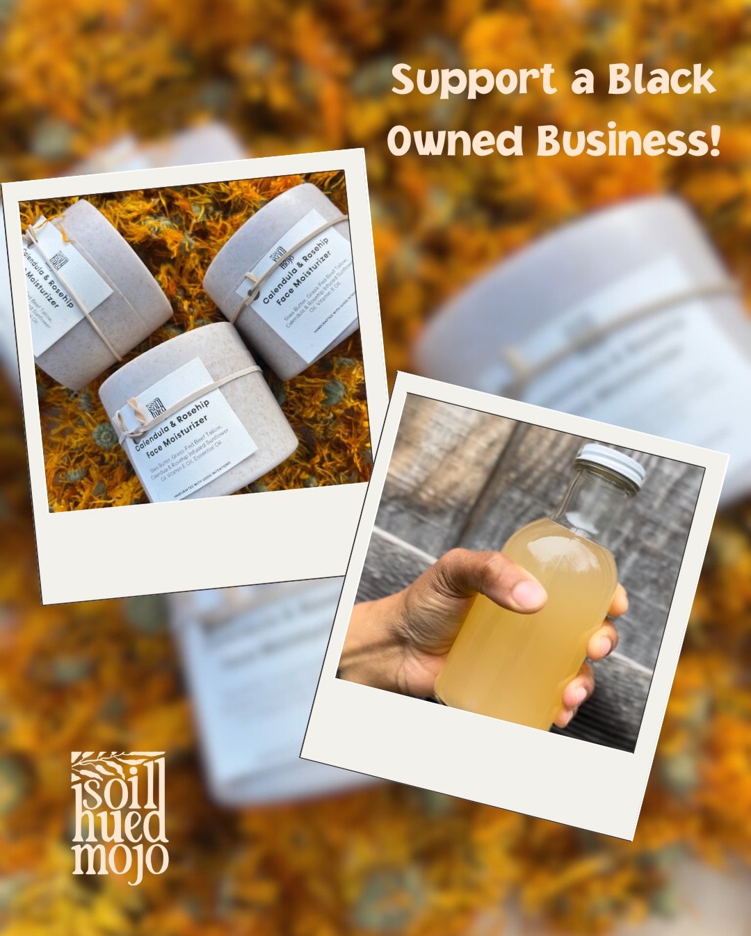 Get to know Soil Hued Moji, a Black Owned Business and one of our lovely Market vendors! Siara, owner of SHM, is a mother and business owner that aims to Honor ancestral ways of knowing and doing. What began as a commitment to provide support to Blac