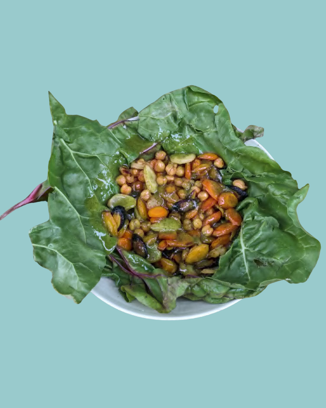 Roasted Rainbow Carrot Salad