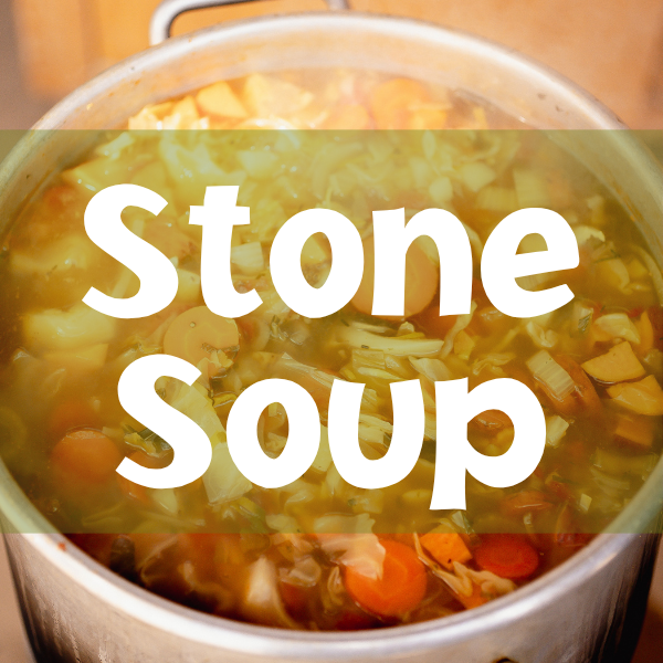 Stone Soup is a family-friendly folk tale celebration in collaboration with Massanutten Regional Library including a read-aloud and free vegetable soup made with Market ingredients. Stone Soup is held annually on the last Saturday in March. 