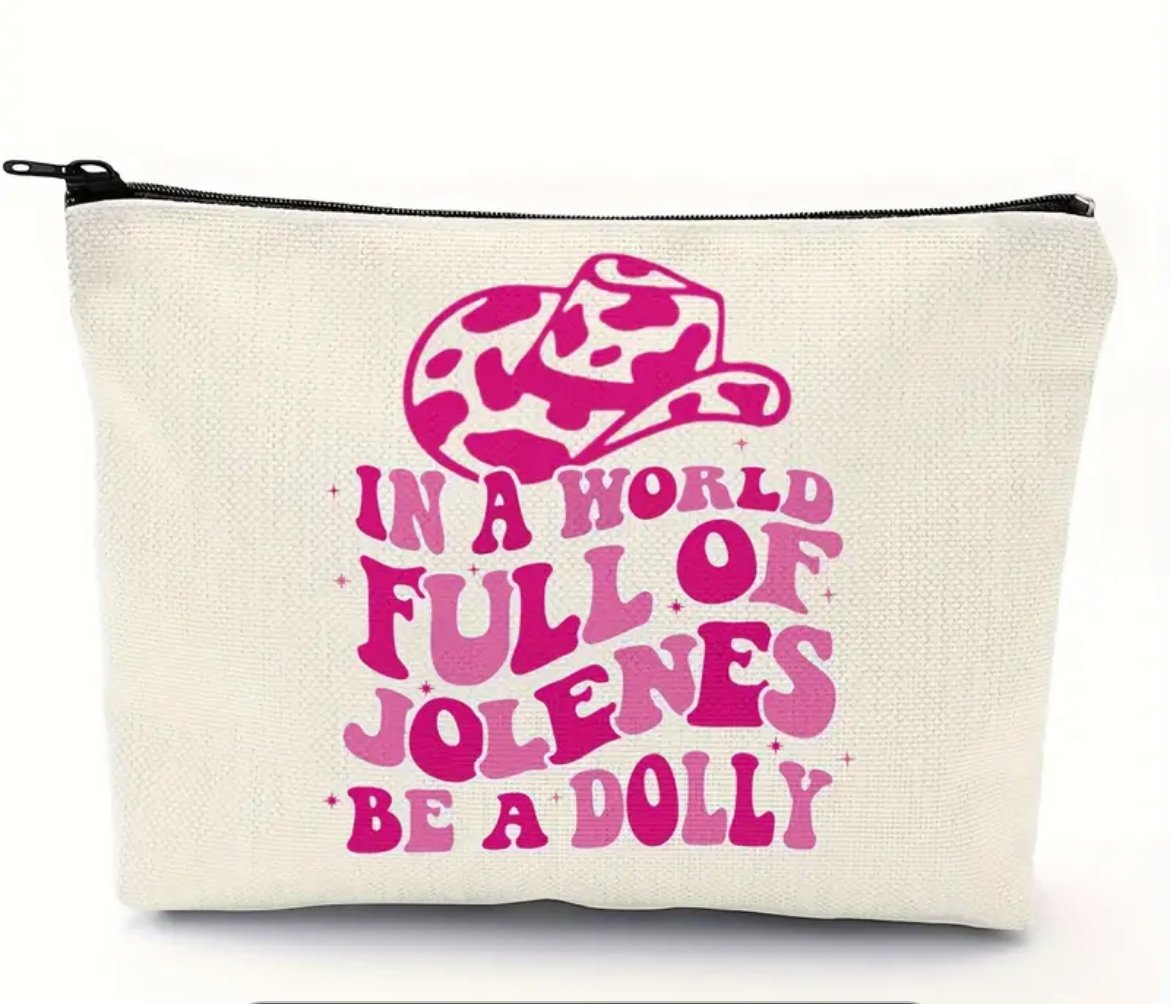 Pink In A World Cosmetic Bag
