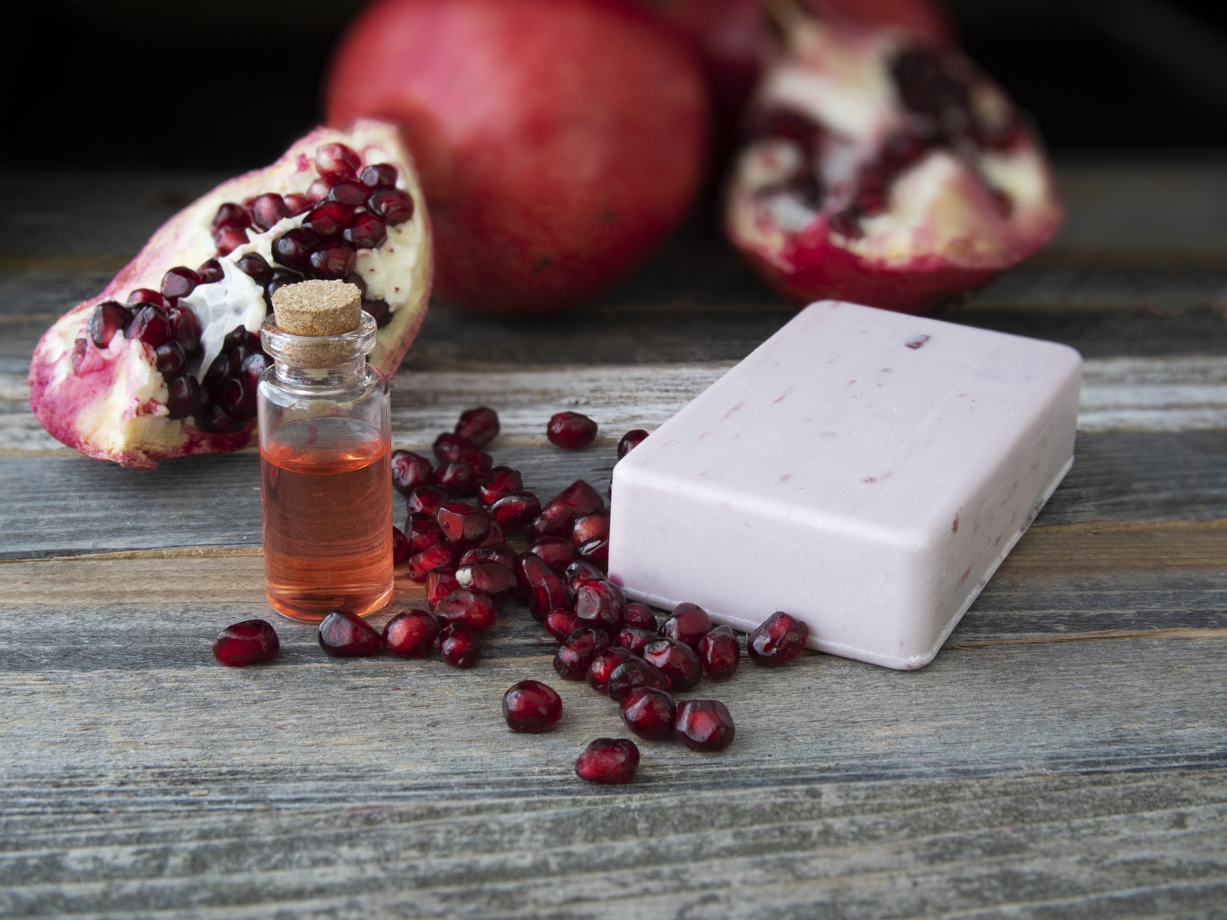 Pomegranate Soaps (Set of 3)