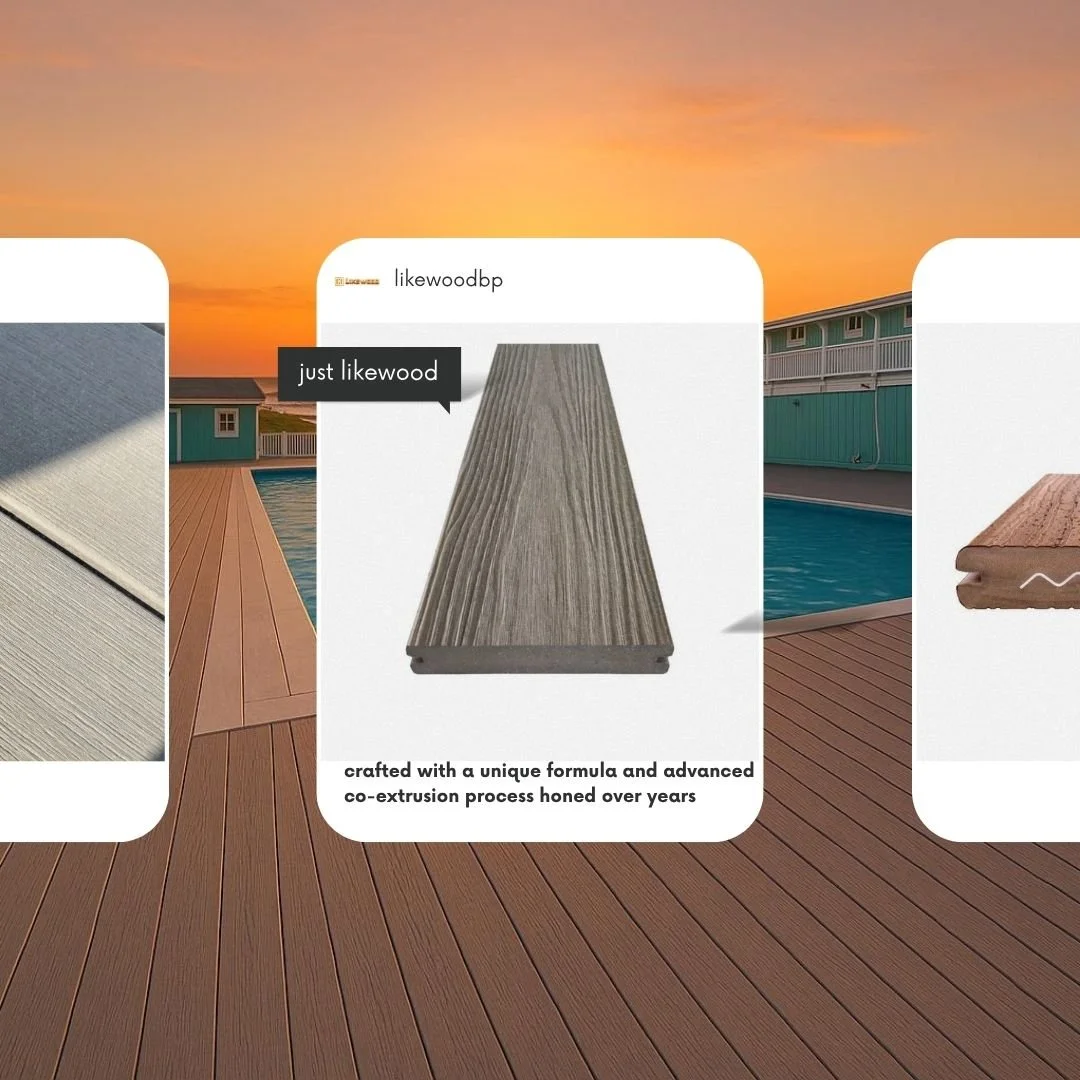Make pool time better. ☀️ Upgrade your pool area with Likewood PVC decking&mdash;it&rsquo;s the perfect way to boost the wow factor with a clean, standout look that&rsquo;s just Likewood. 🏊&zwj;♀️🌊
#Likewood #PVCDekcing #PoolArea #OutdoorLiving #Wo