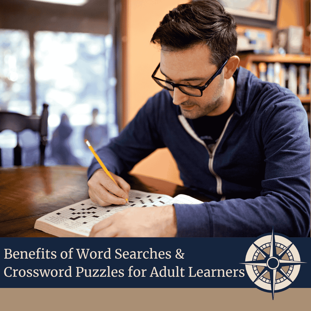 Benefits of Word Searches & Crossword Puzzles for Adult Learners