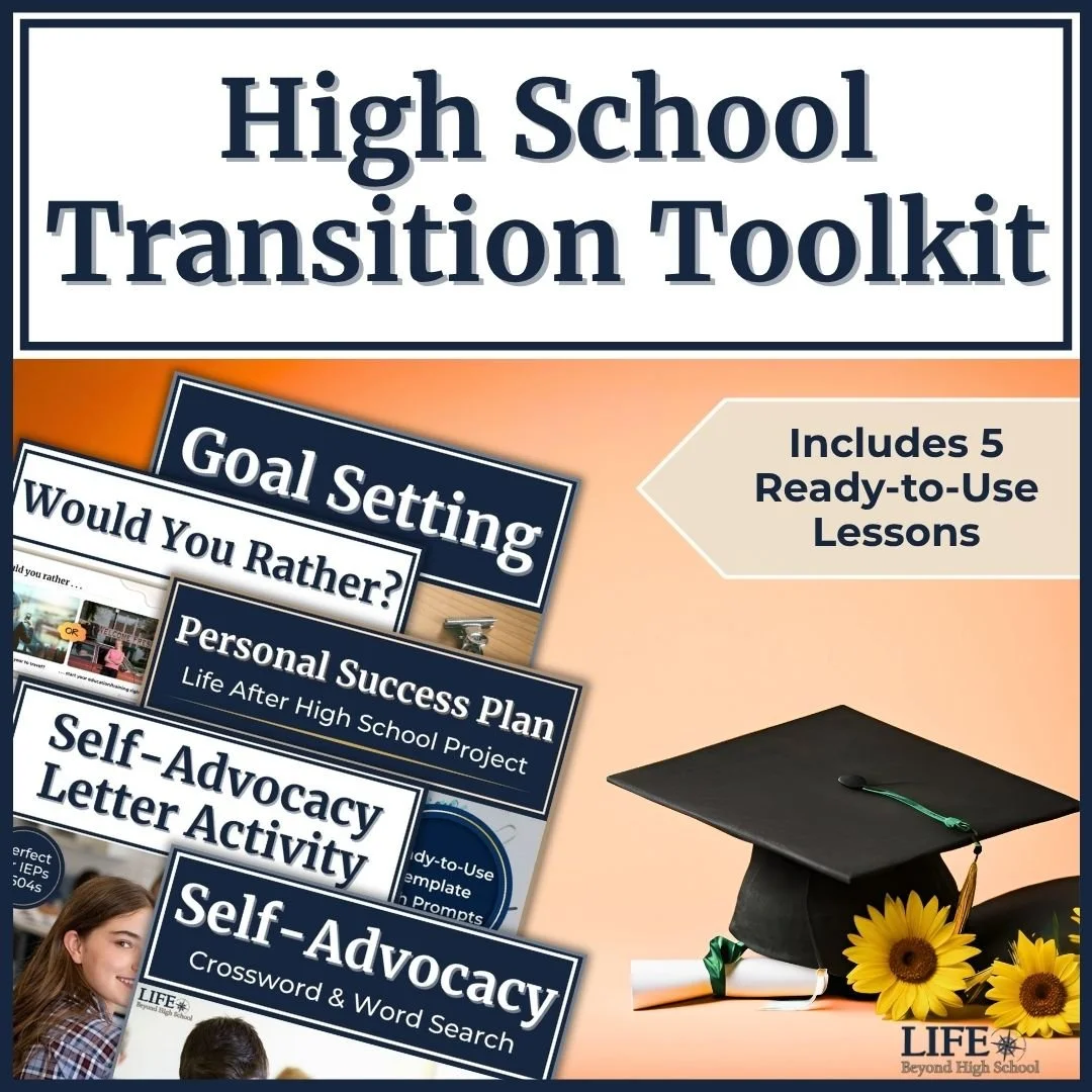 Collection of lessons and activities to promote self-advocacy and self-determination as students prepare for life after high school.
