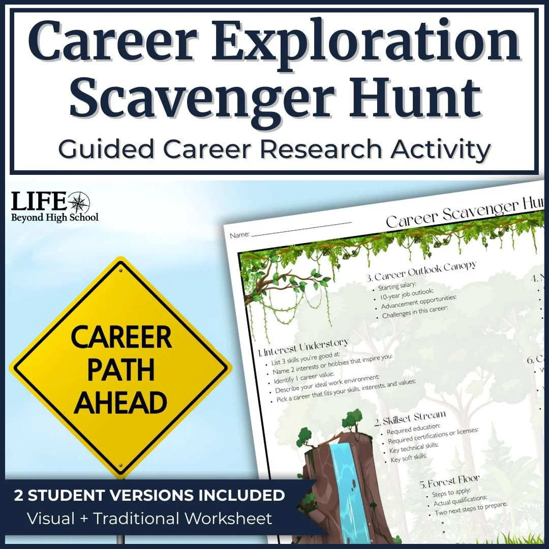 Career Scavenger Hunt Activity