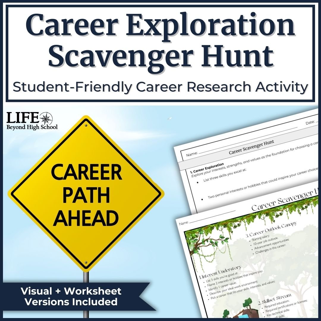 Career Scavenger Hunt Activity