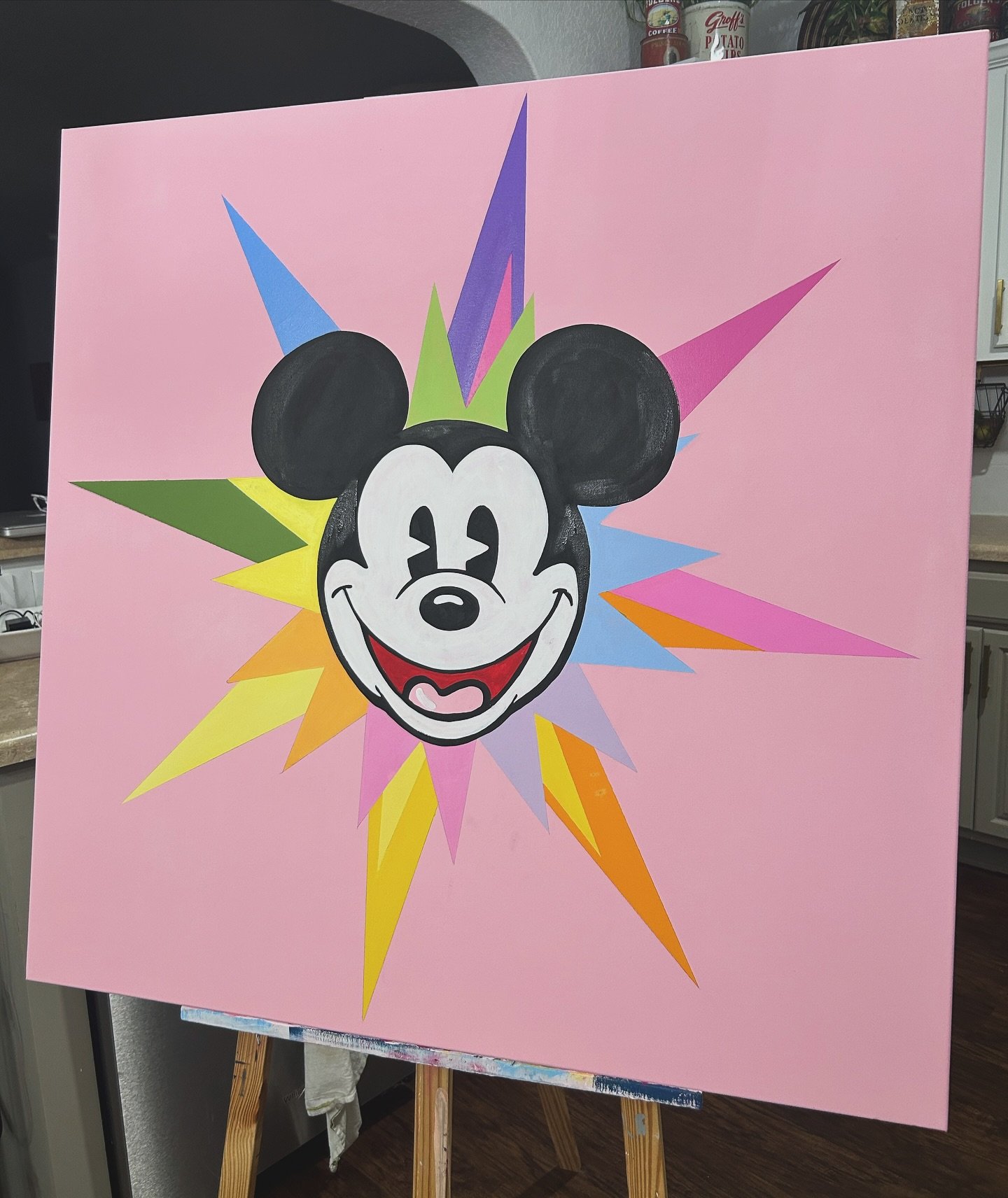 Retro Disneyland Inspired painting for my daughter&rsquo;s room!
.
.
.

#disney #disneyland #disneyplusvoices #disneyworld #disneymovies #disney #disneyland #disneyworld #disneygram #disneylife #disneyprincess #waltdisneyworld #love #mickeymouse #mar
