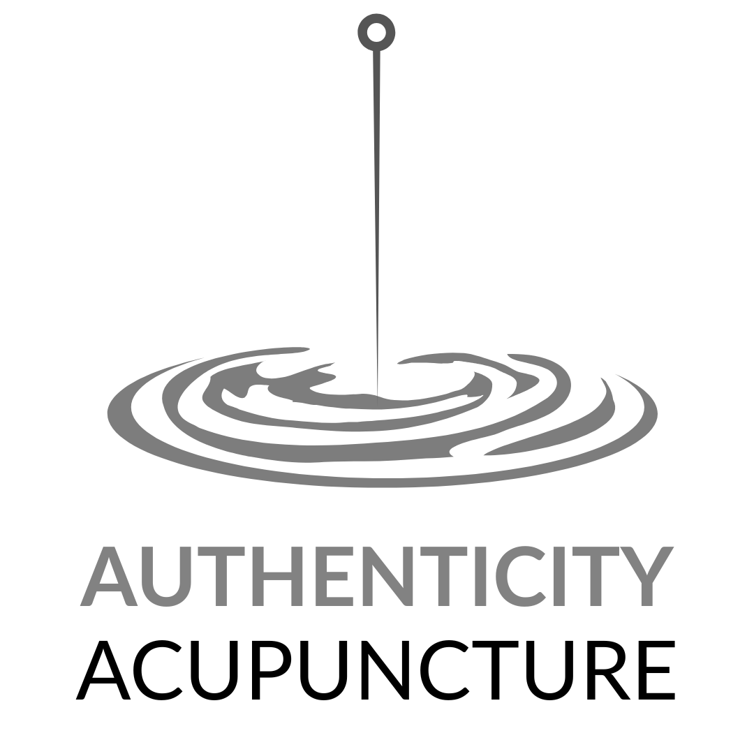 A water droplet creating ripples in water with the word "AUTHENTICITY" below.