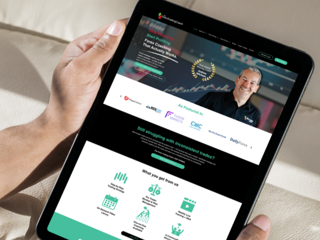 Modernising The Forex Trading Coach Website