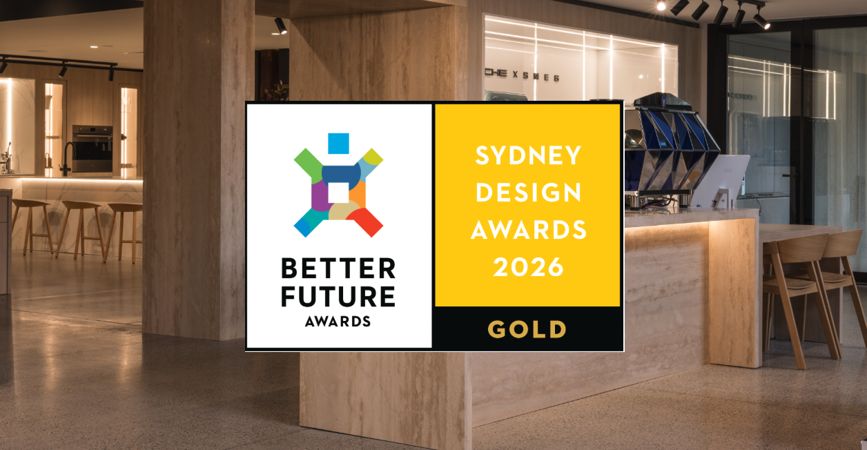 GOLD Winner, Better Future 2026, Sydney Design Awards, Interior Design Flagships and Showrooms 2026 - Smeg Experience Centre Sydney by X+O 