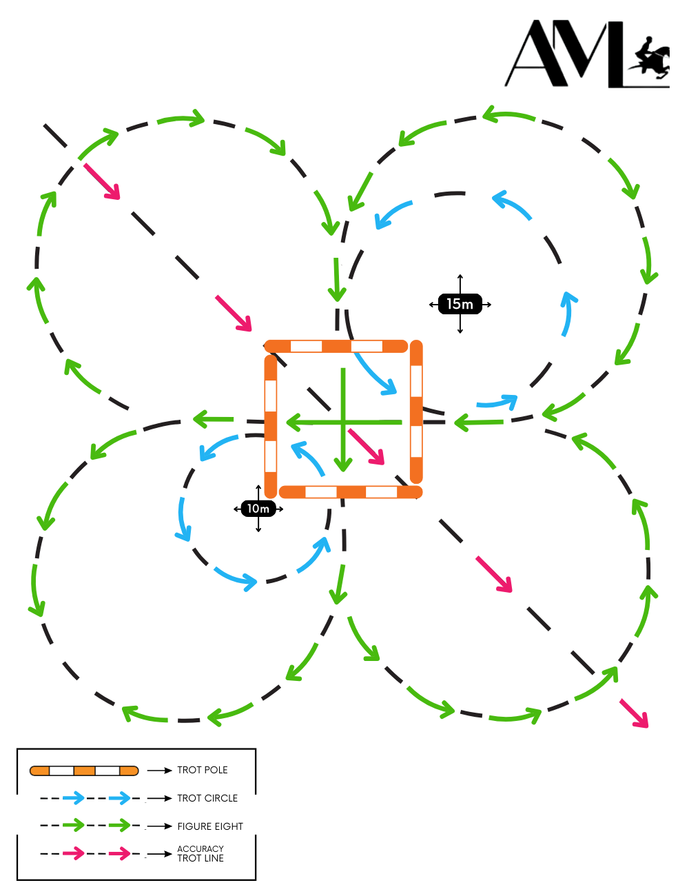 A square pattern to use for polework for horses