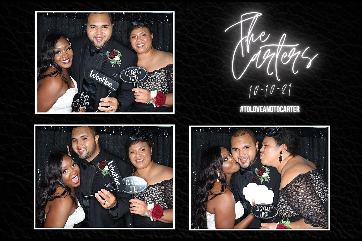 Congratulations to Shonda &amp; Waskin Carter!!!! Your wedding was so beautiful &amp; I&rsquo;m so happy @thebuddybooth was part of your special day!!! 
🤍🤍🤍@toloveandtocarter #toloveandtocarter