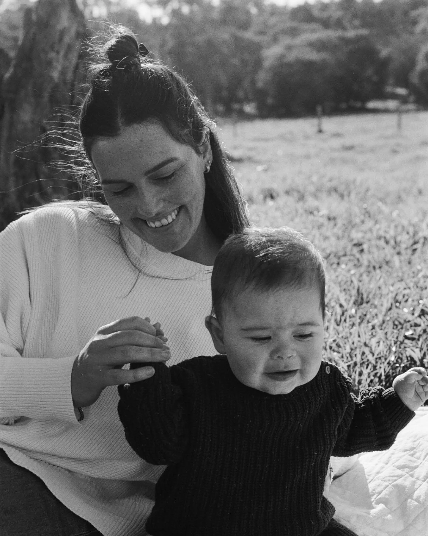 Part one in B&amp;W from this cute little farm session!