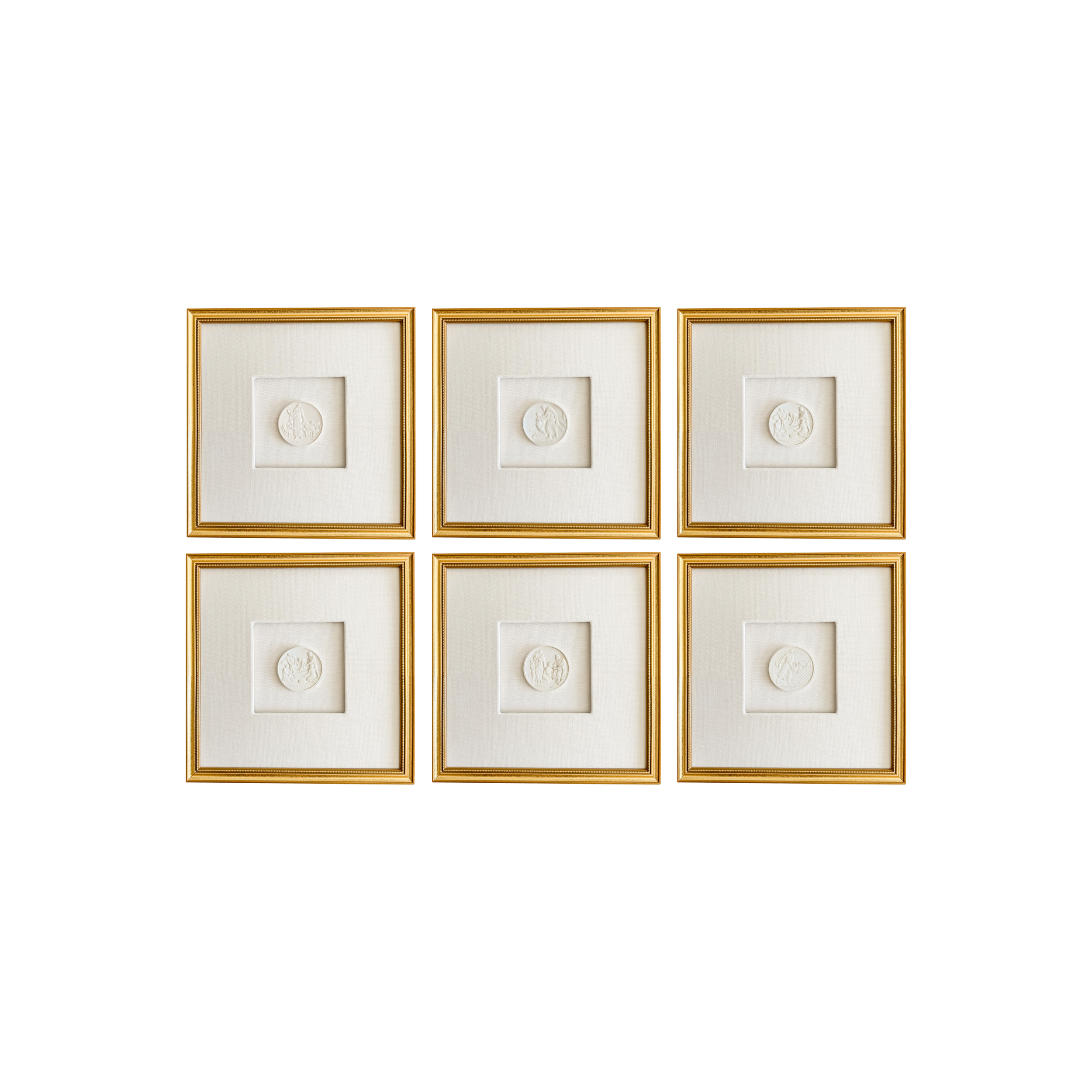 Set of Six Parables of Christ Intaglios