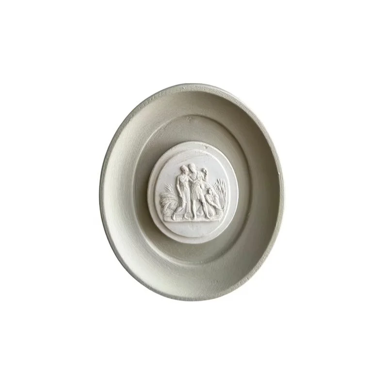 Mounted Intaglio Plaque 5.5" Oval