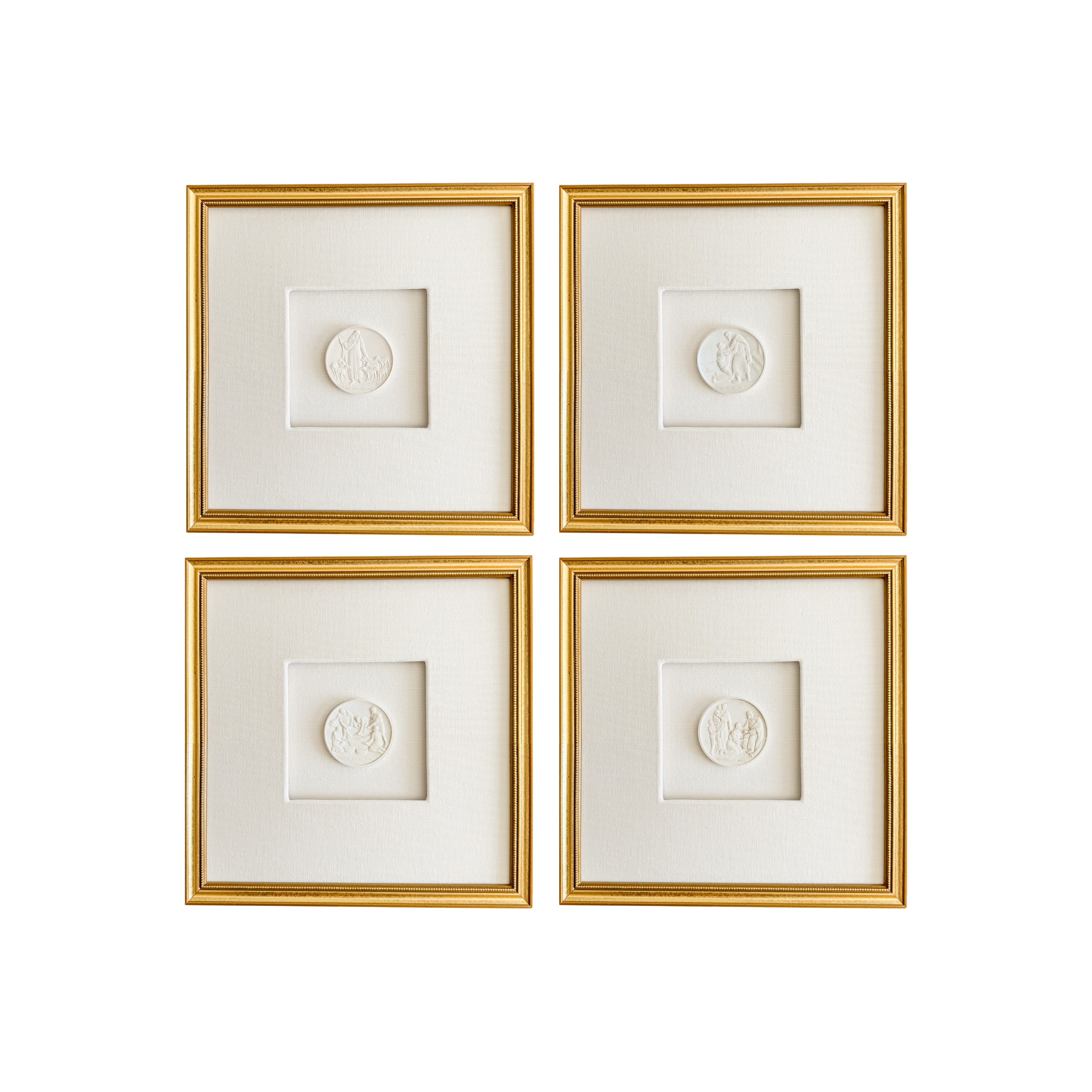 Set of Four Parables of Christ Intaglios