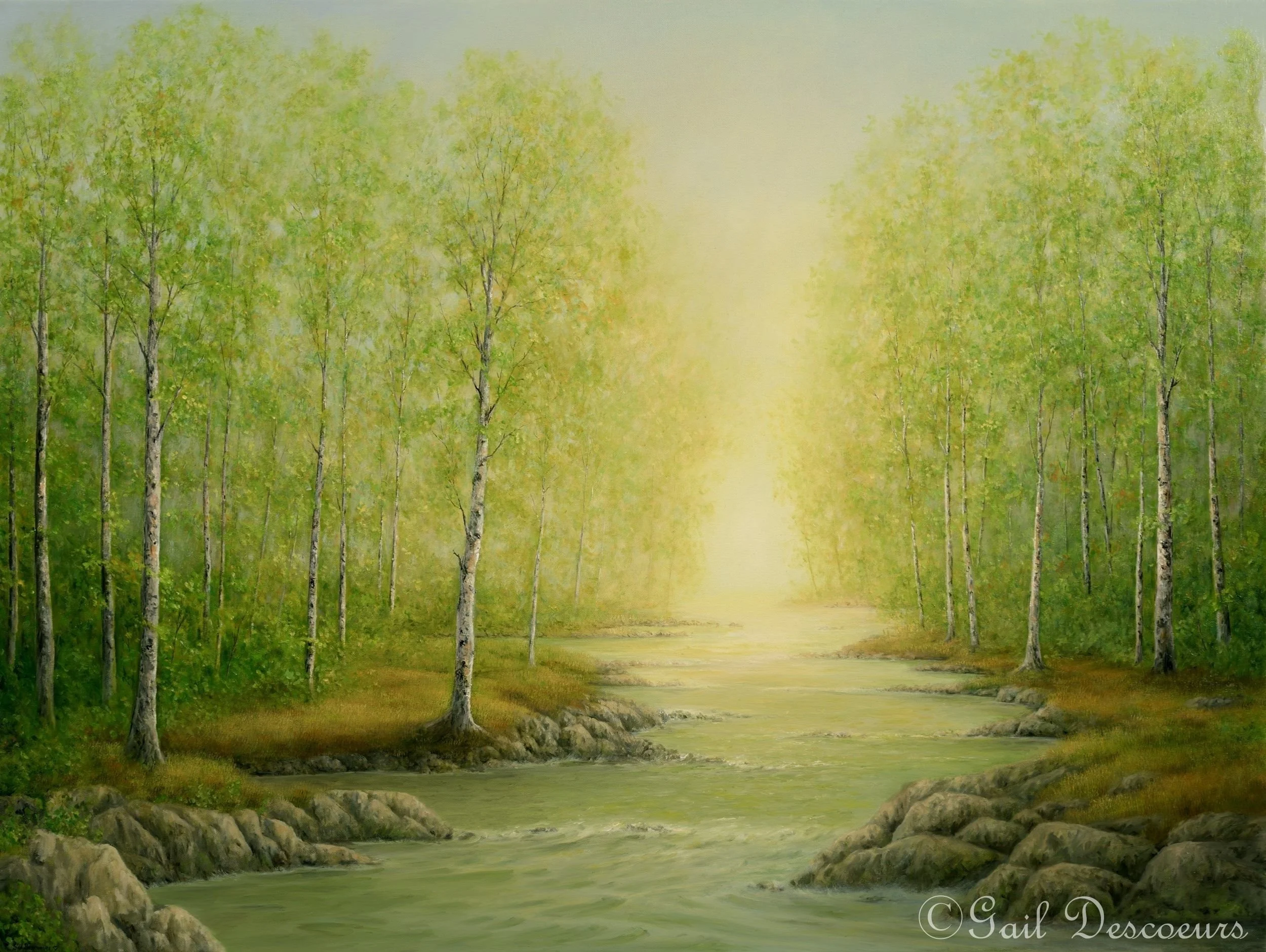 Springs promise 
Oil on canva
30x40 in