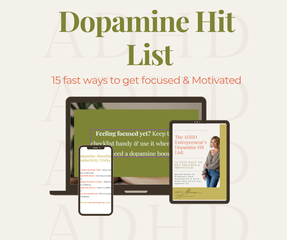 Dopamine Hit List Page — Amy d morris coaching