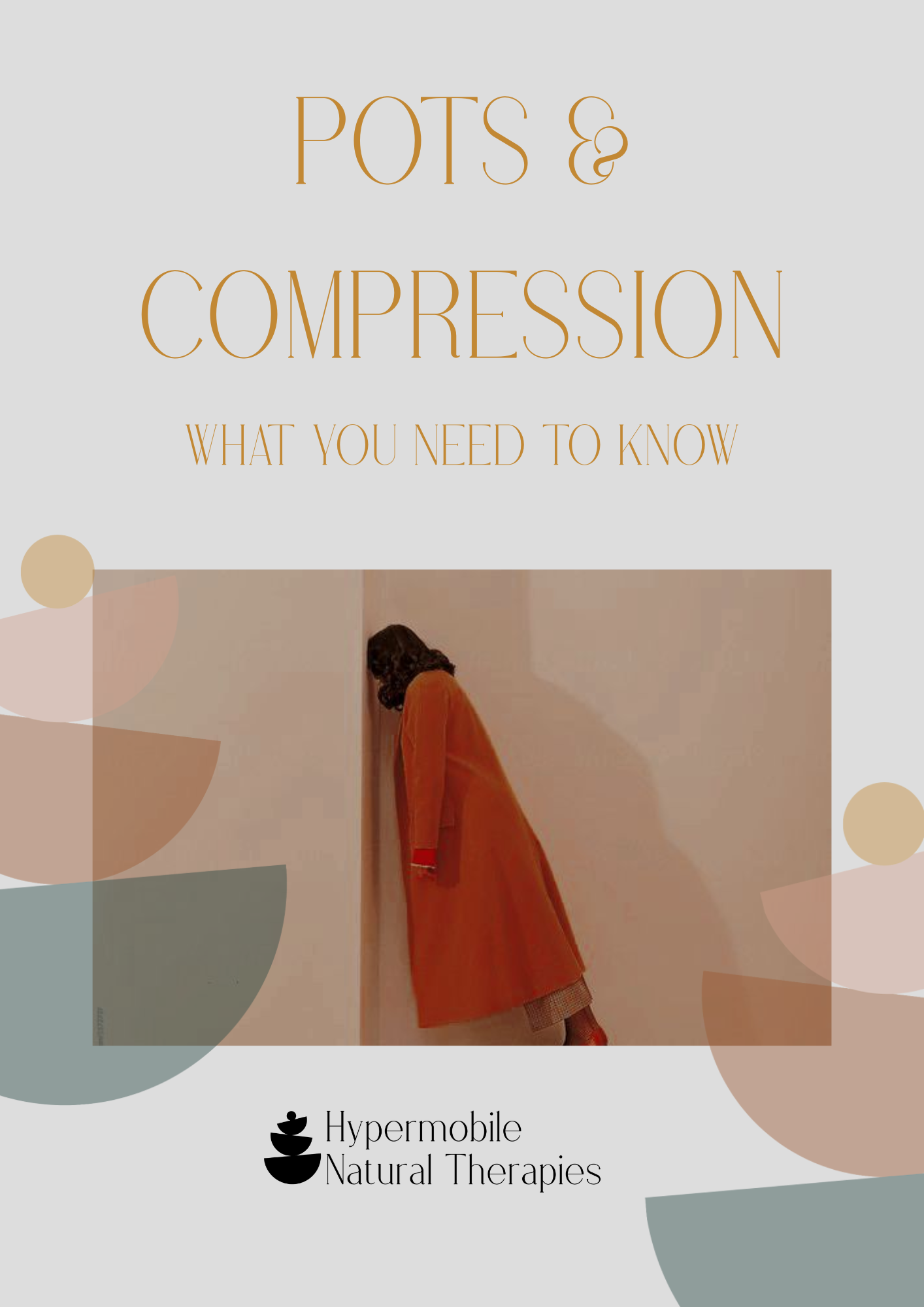 POTS compression postural orthostatic tachycardia syndrome compression leggings dizzy person leaning against wall