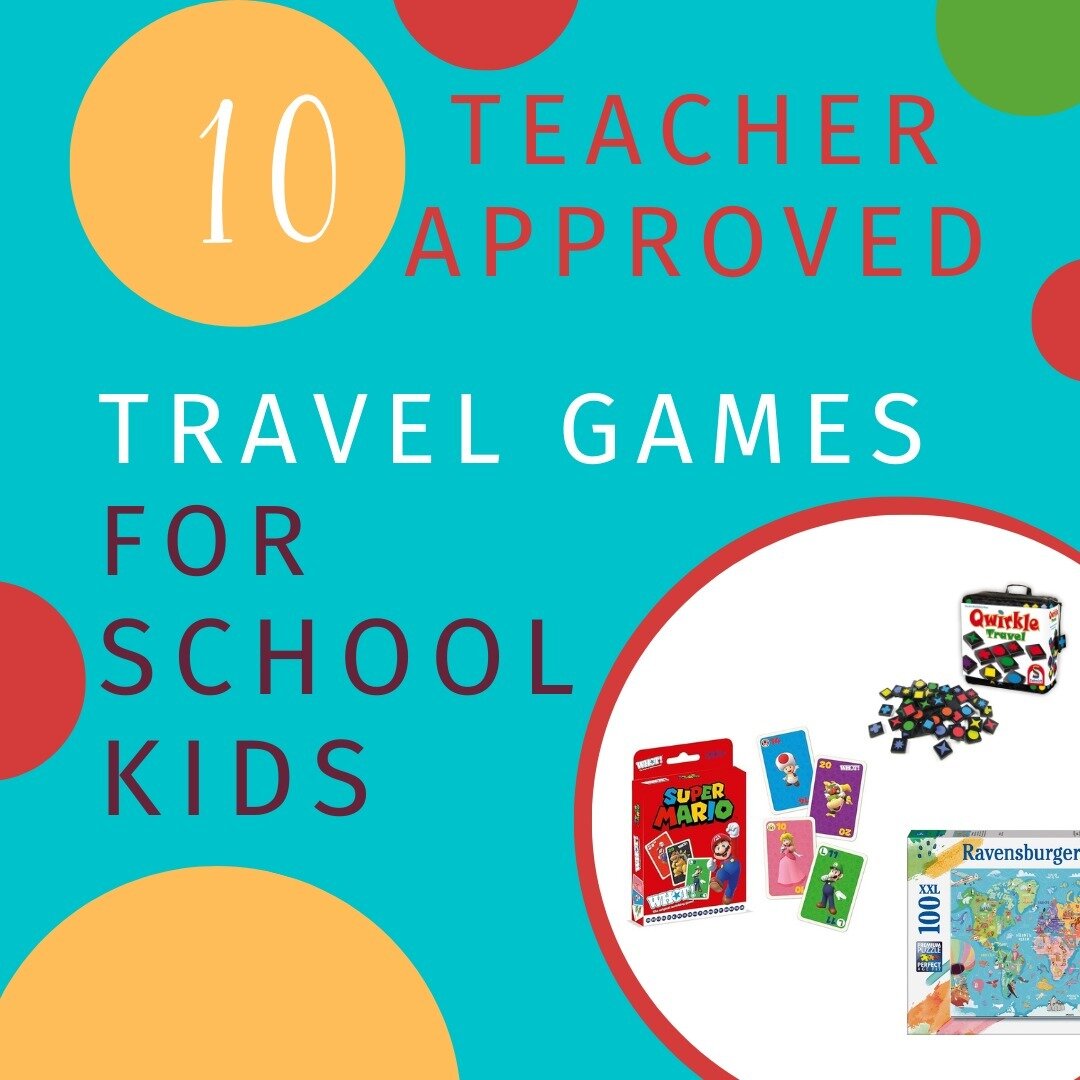 Keep your kids engaged and learning on the go with these top 10 teacher-approved travel games! From classic favuorites to innovative picks, discover the perfect activities to make those long journeys educational and entertaining.

Link in Bio!

#Teac