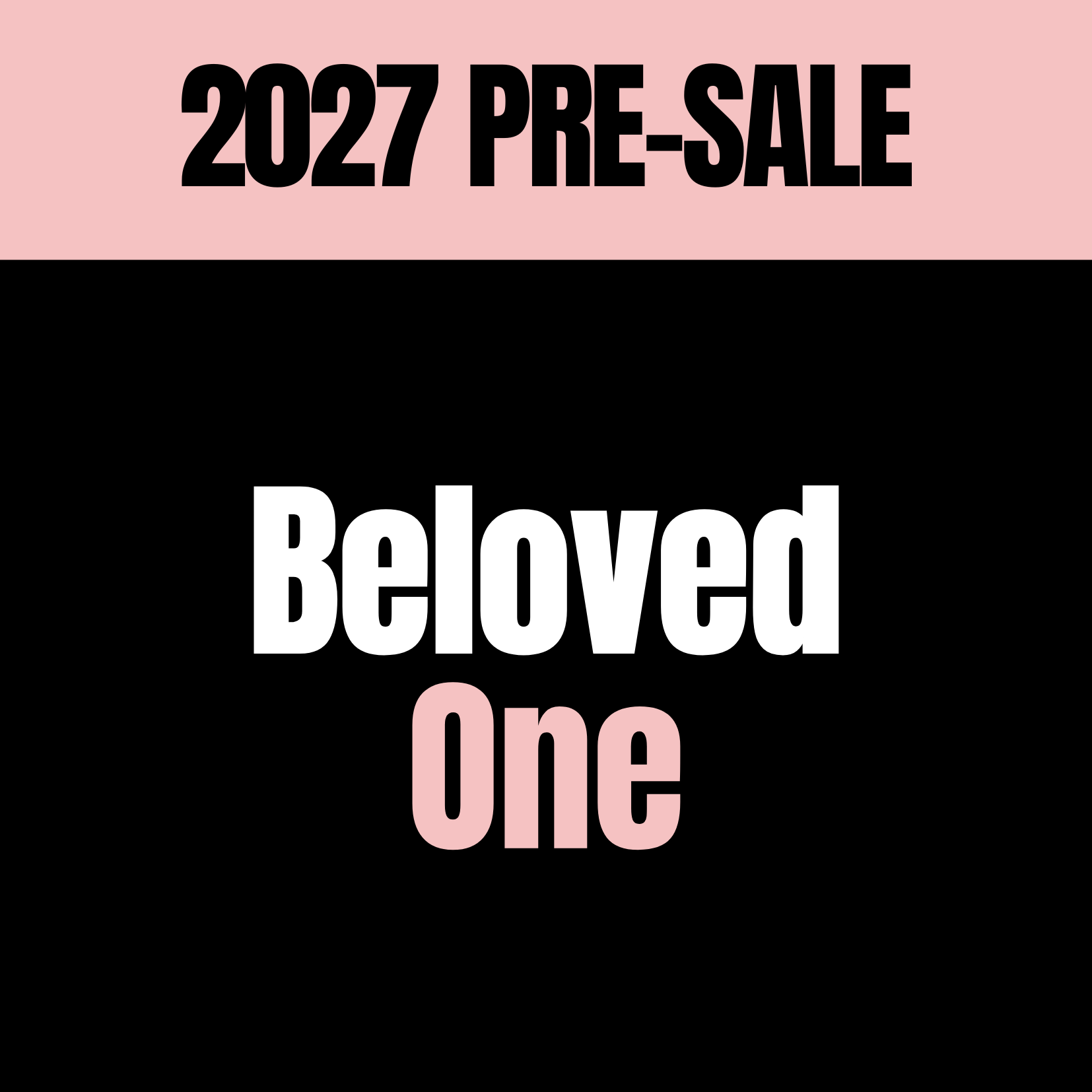 2027 PRE-SALE