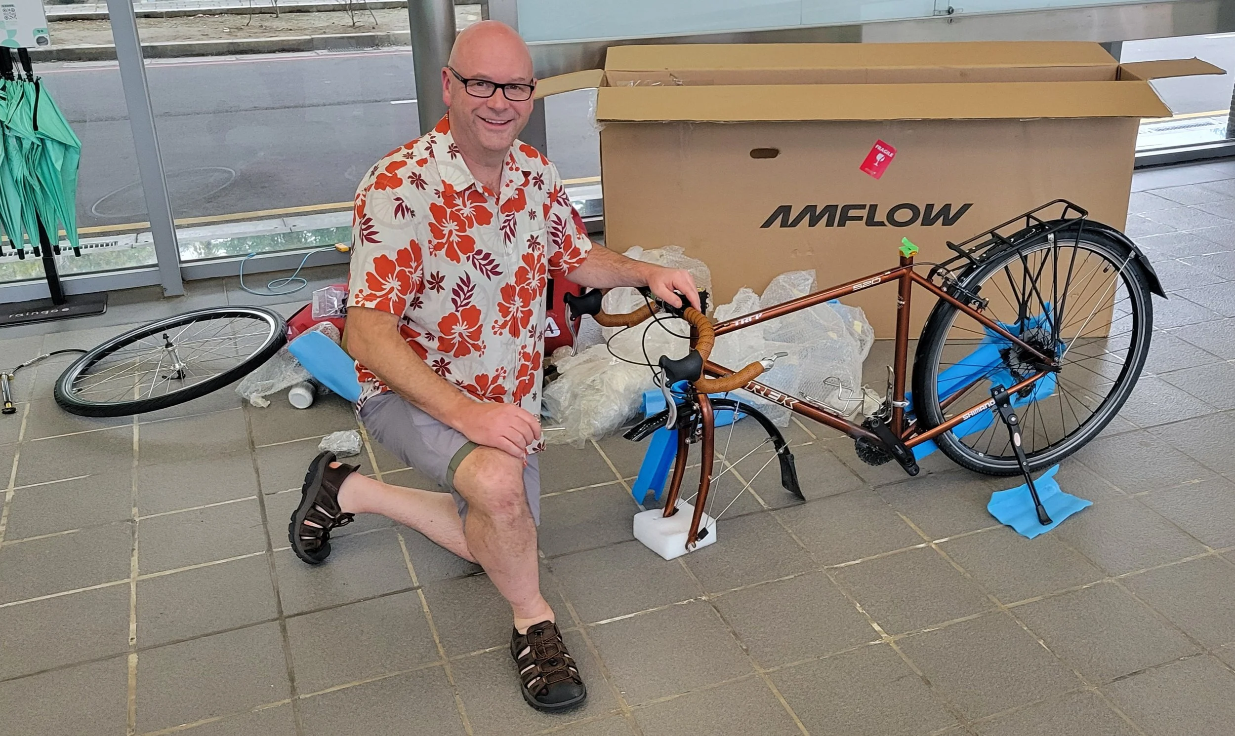 Day 1 Part 1: Escaping the Airport With My Bicycle