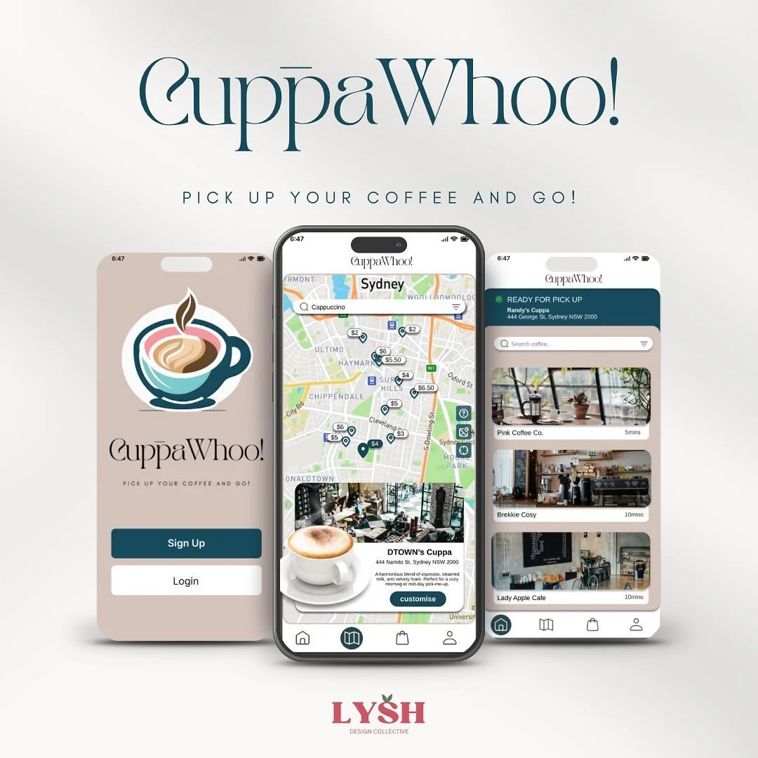✨CuppaWhoo!✨

My little attempt at a &lsquo;Coffee and Go&rsquo; App 🫶

&mdash;&mdash;

All designs are original. Please do not remove trademark if reposting, thank you.

#ux #ui #productdesign #webdesign #branding #userexperience #userinterface #lo