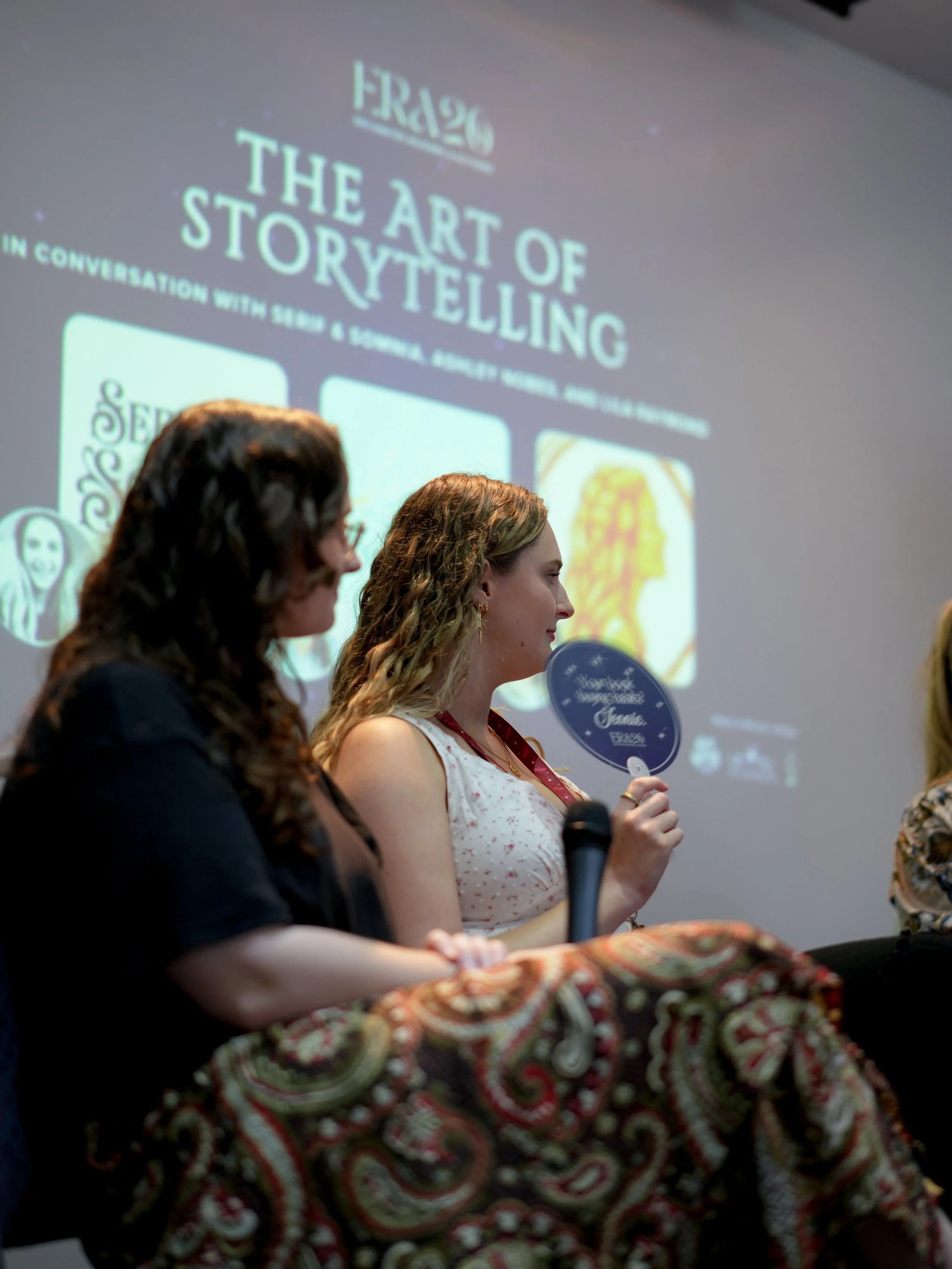 Panelist Bookish Artists Lila Raymond and Ashley Nobes