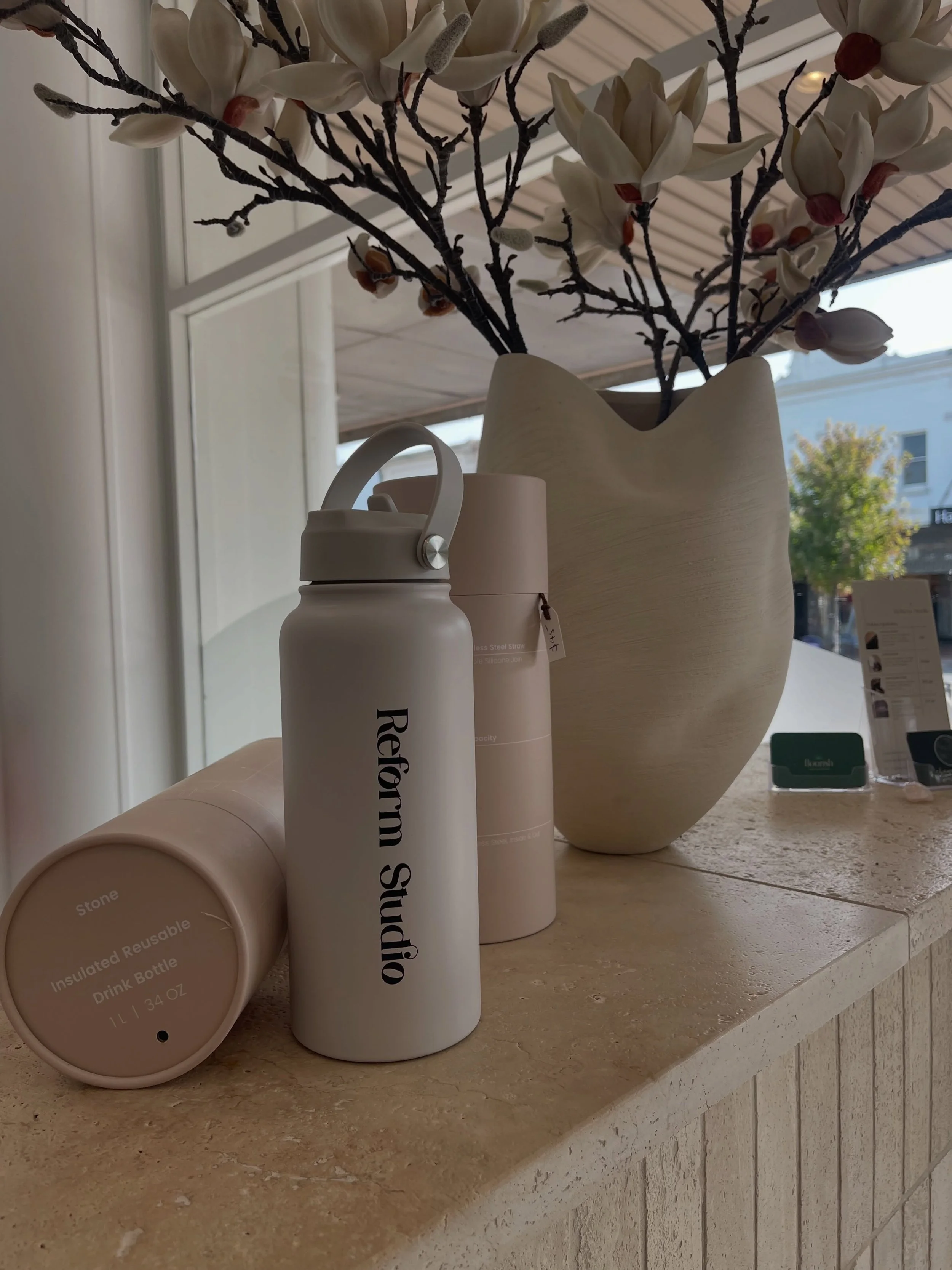 We still have our reform water bottles!
They come with a cleaning brush and are temperature controlled.
Grab one in studio next time you&rsquo;re in.