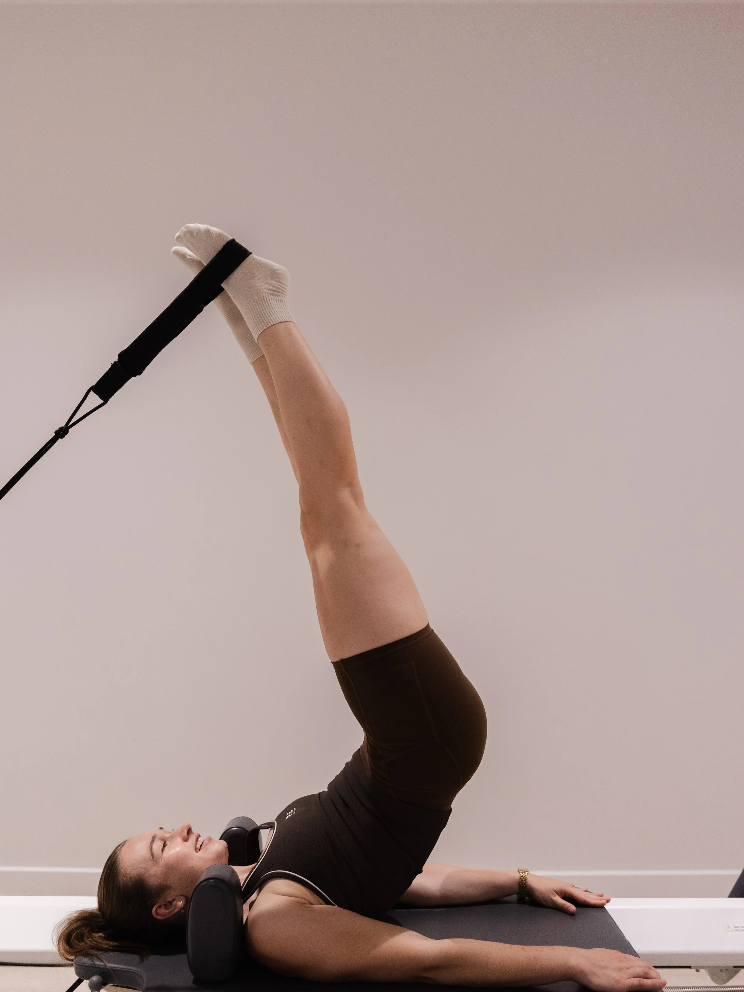 ✨ A little moment for you.

Milly flowing through one of our all-time reformer favourites &mdash; Short Spine 🤍

A beautiful combination of control, strength and mobility, this sequence helps build core stability, support spinal mobility and release